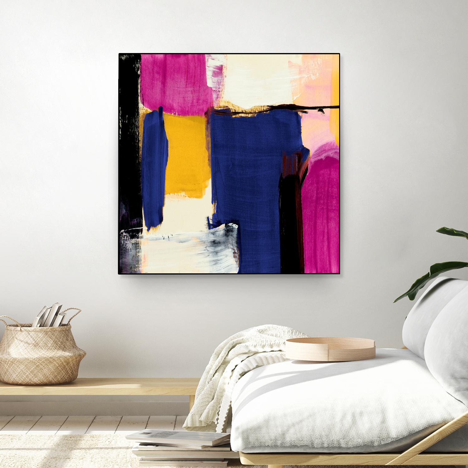 Spontaneous by Lanie Loreth on GIANT ART - pink Abstract