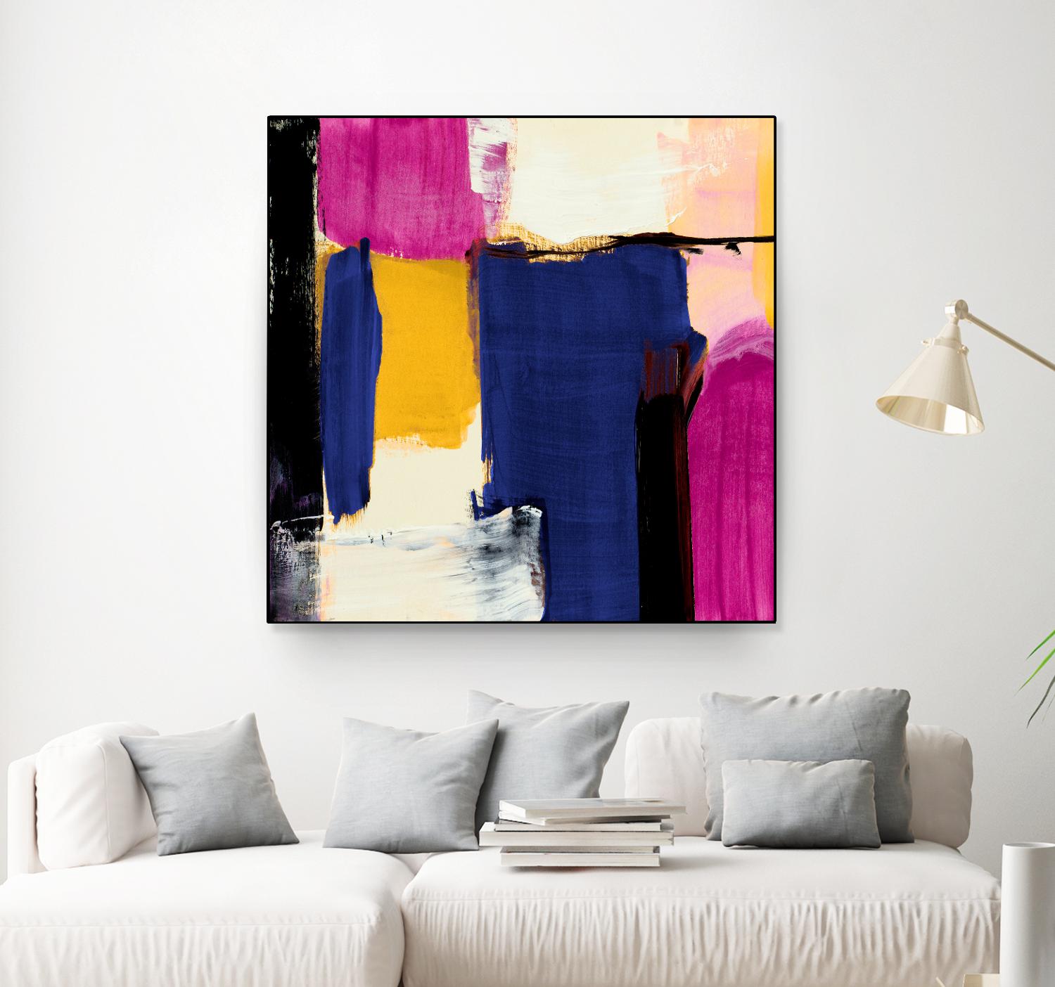 Spontaneous by Lanie Loreth on GIANT ART - pink Abstract