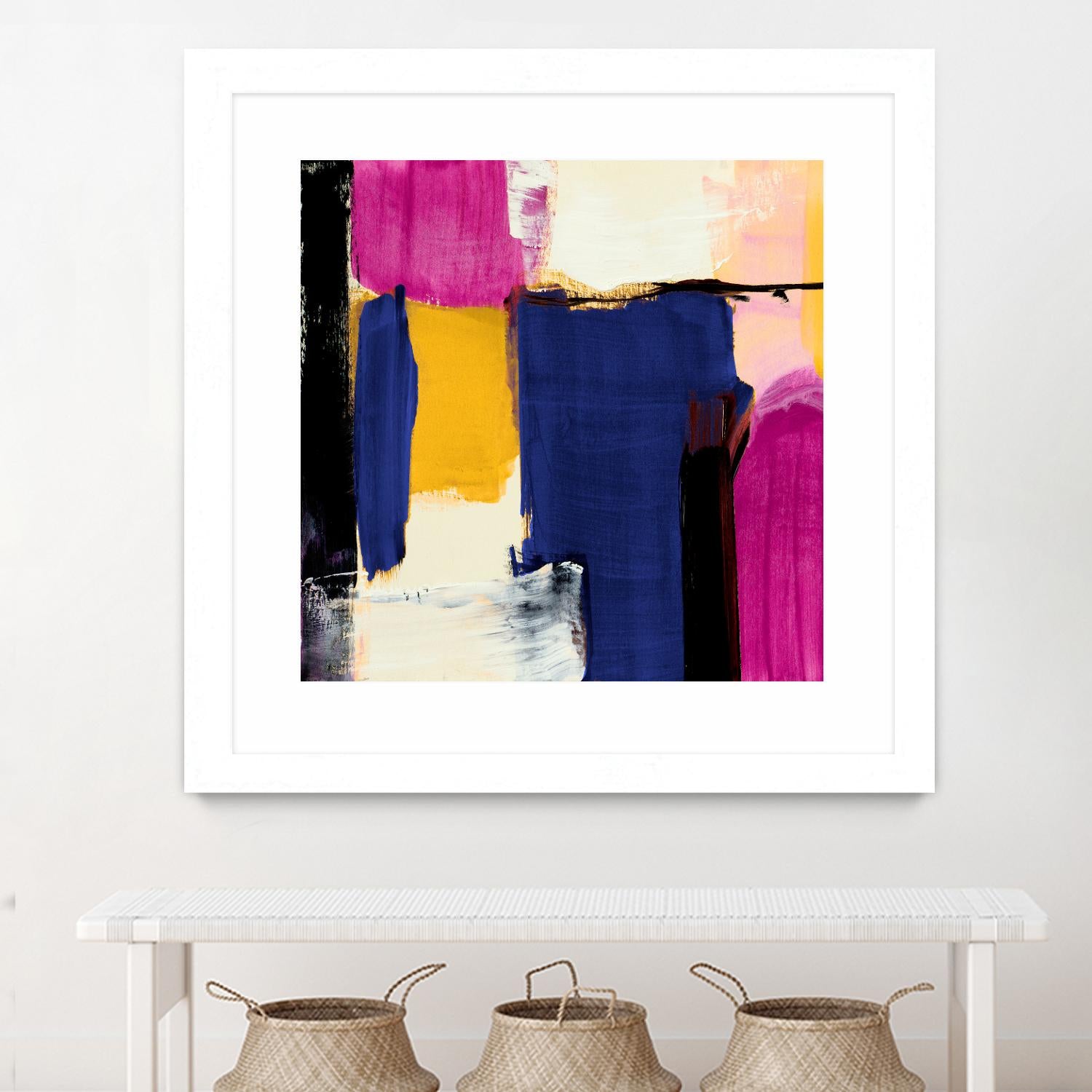 Spontaneous by Lanie Loreth on GIANT ART - pink Abstract