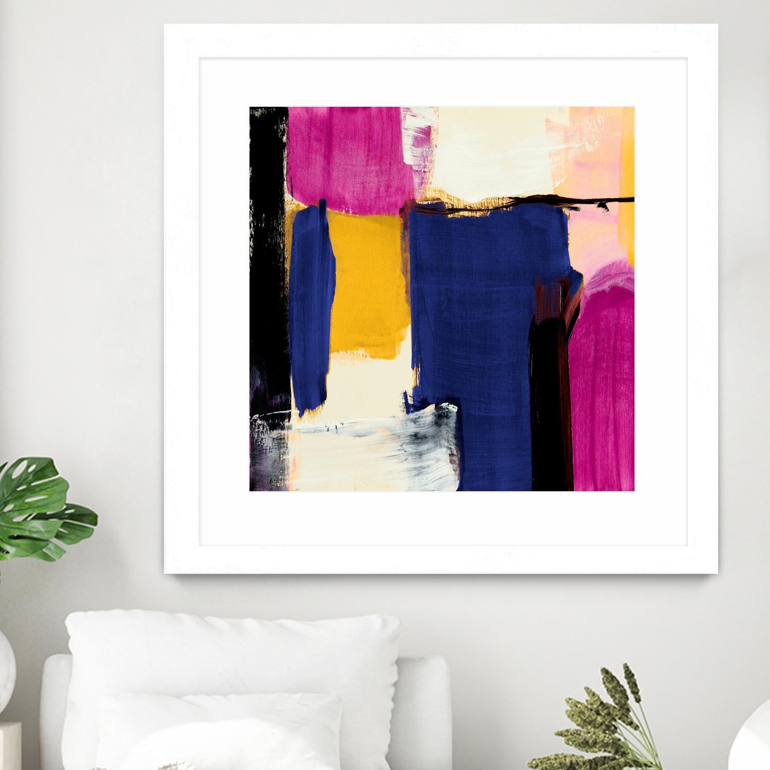 Spontaneous by Lanie Loreth on GIANT ART - pink Abstract