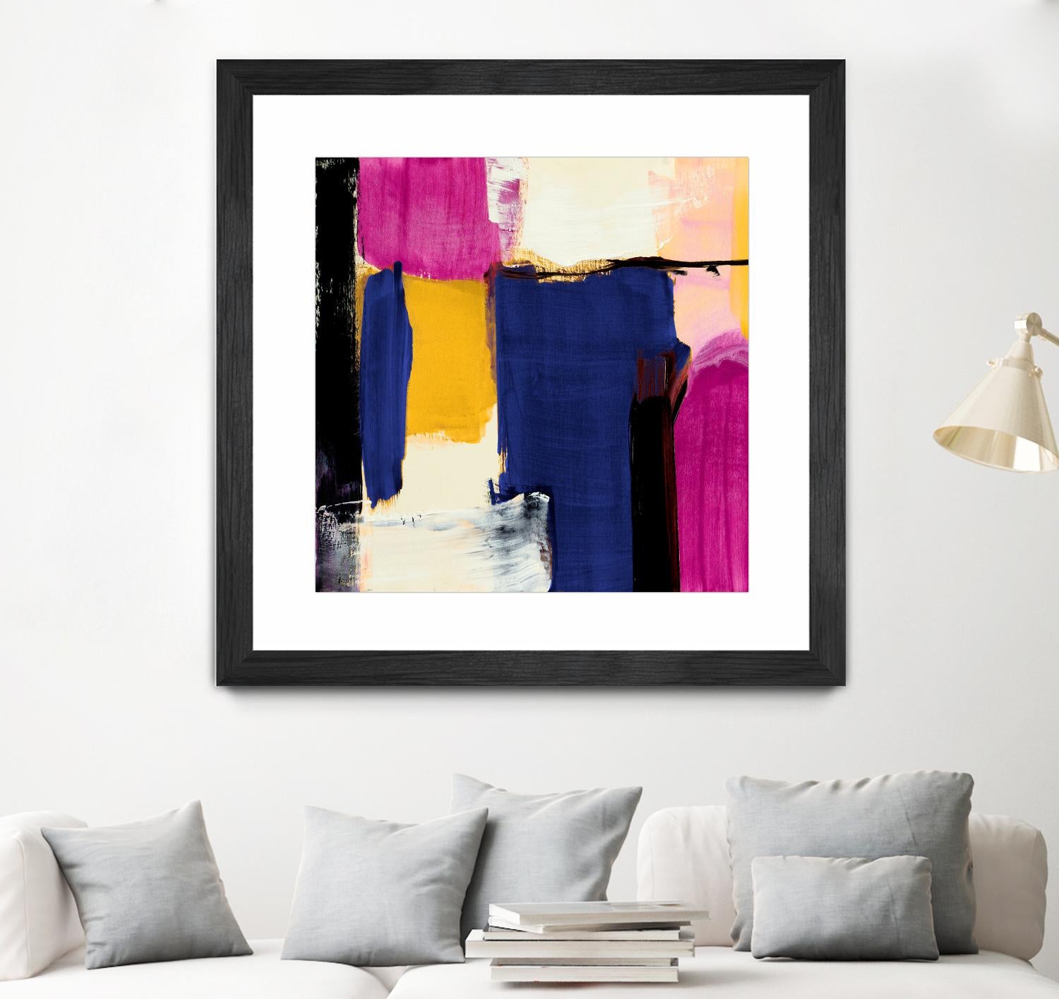 Spontaneous by Lanie Loreth on GIANT ART - pink Abstract