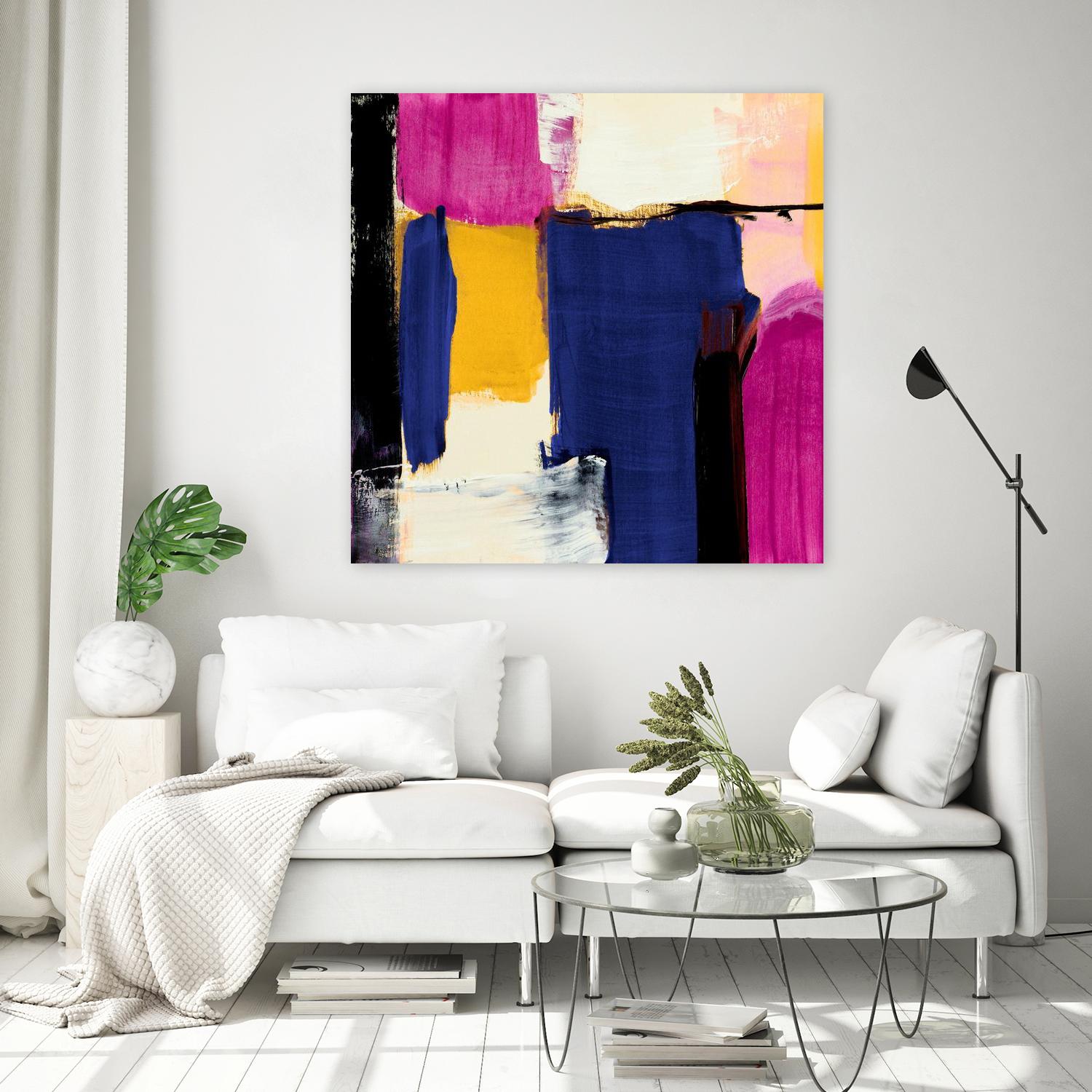 Spontaneous by Lanie Loreth on GIANT ART - pink Abstract