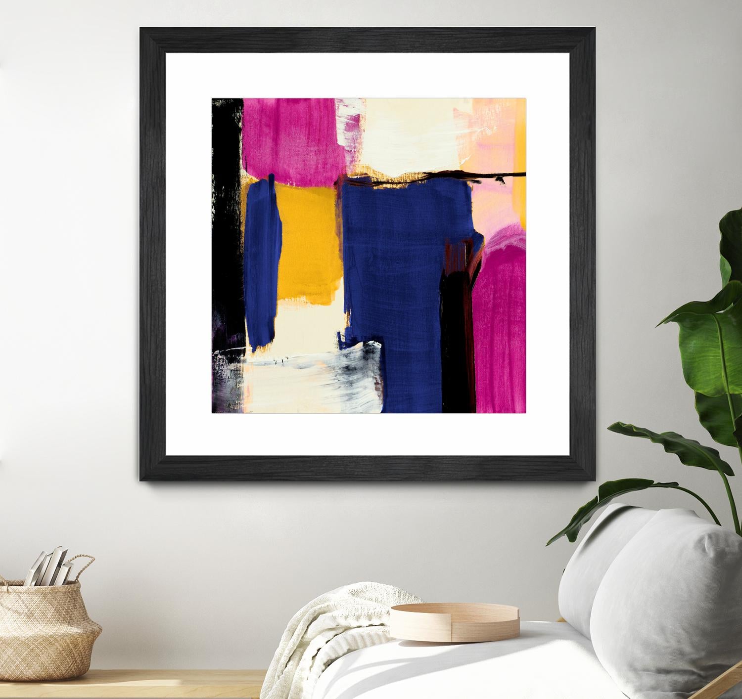 Spontaneous by Lanie Loreth on GIANT ART - pink Abstract