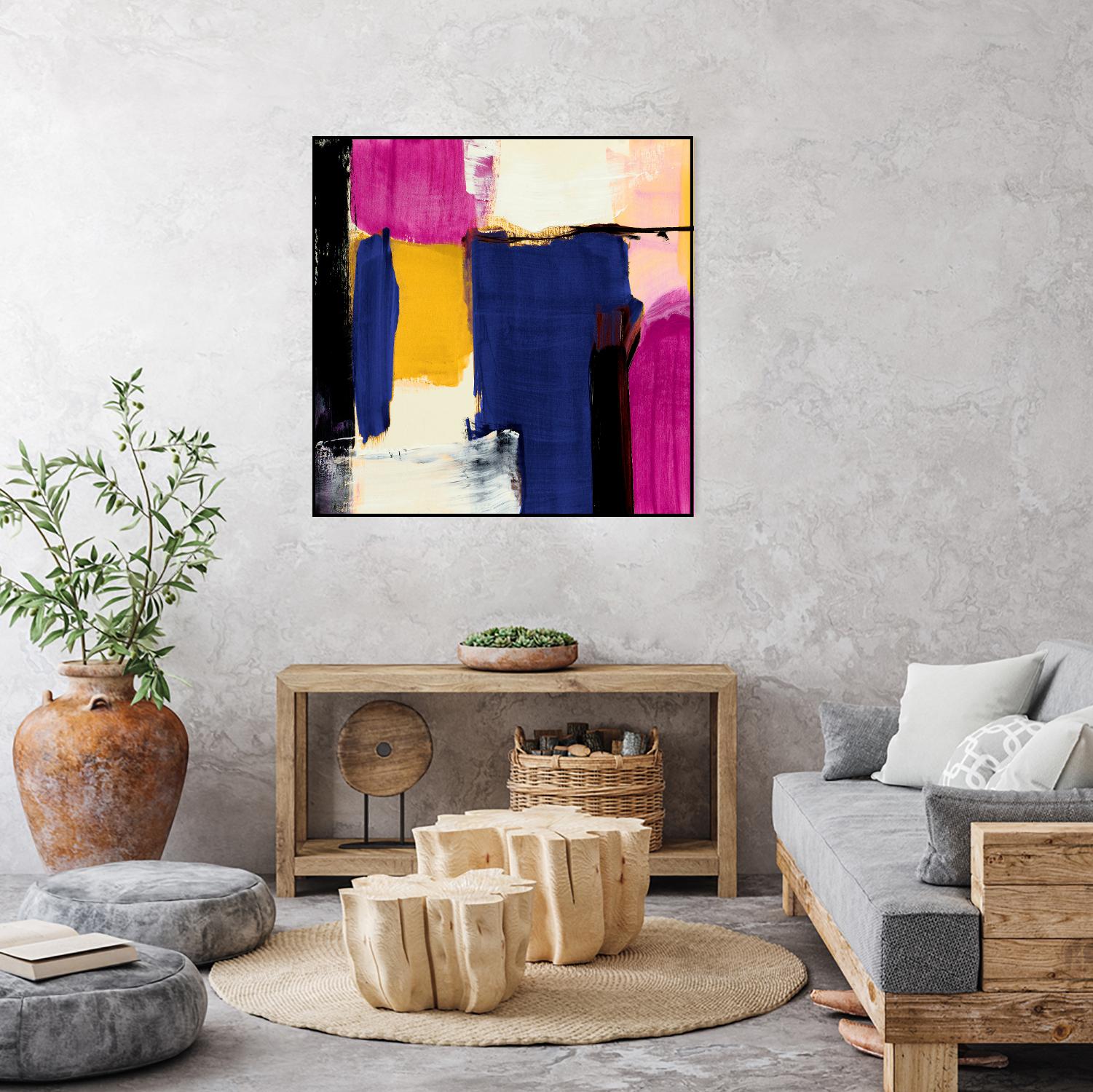 Spontaneous by Lanie Loreth on GIANT ART - pink Abstract