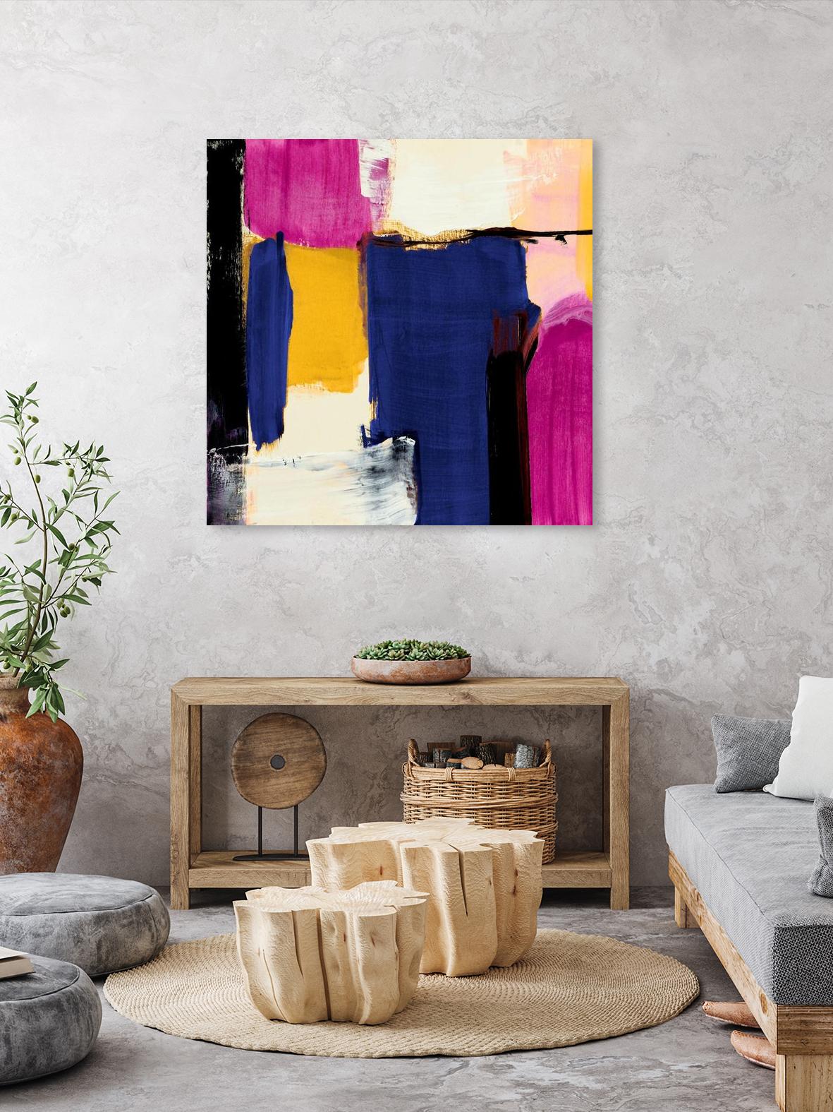 Spontaneous by Lanie Loreth on GIANT ART - pink Abstract