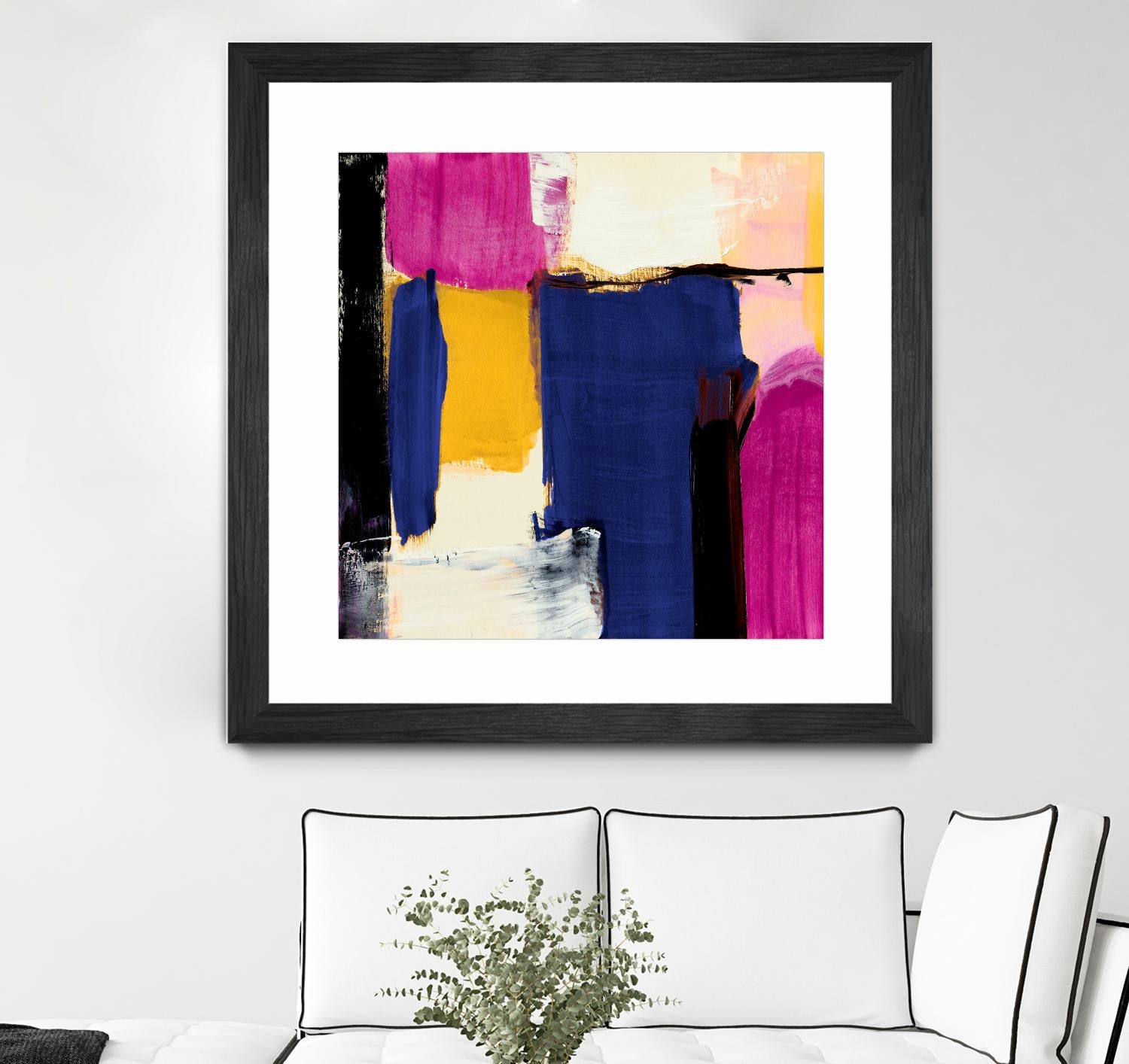 Spontaneous by Lanie Loreth on GIANT ART - pink Abstract