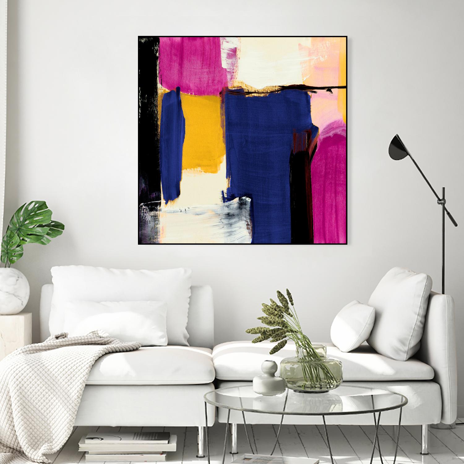 Spontaneous by Lanie Loreth on GIANT ART - pink Abstract