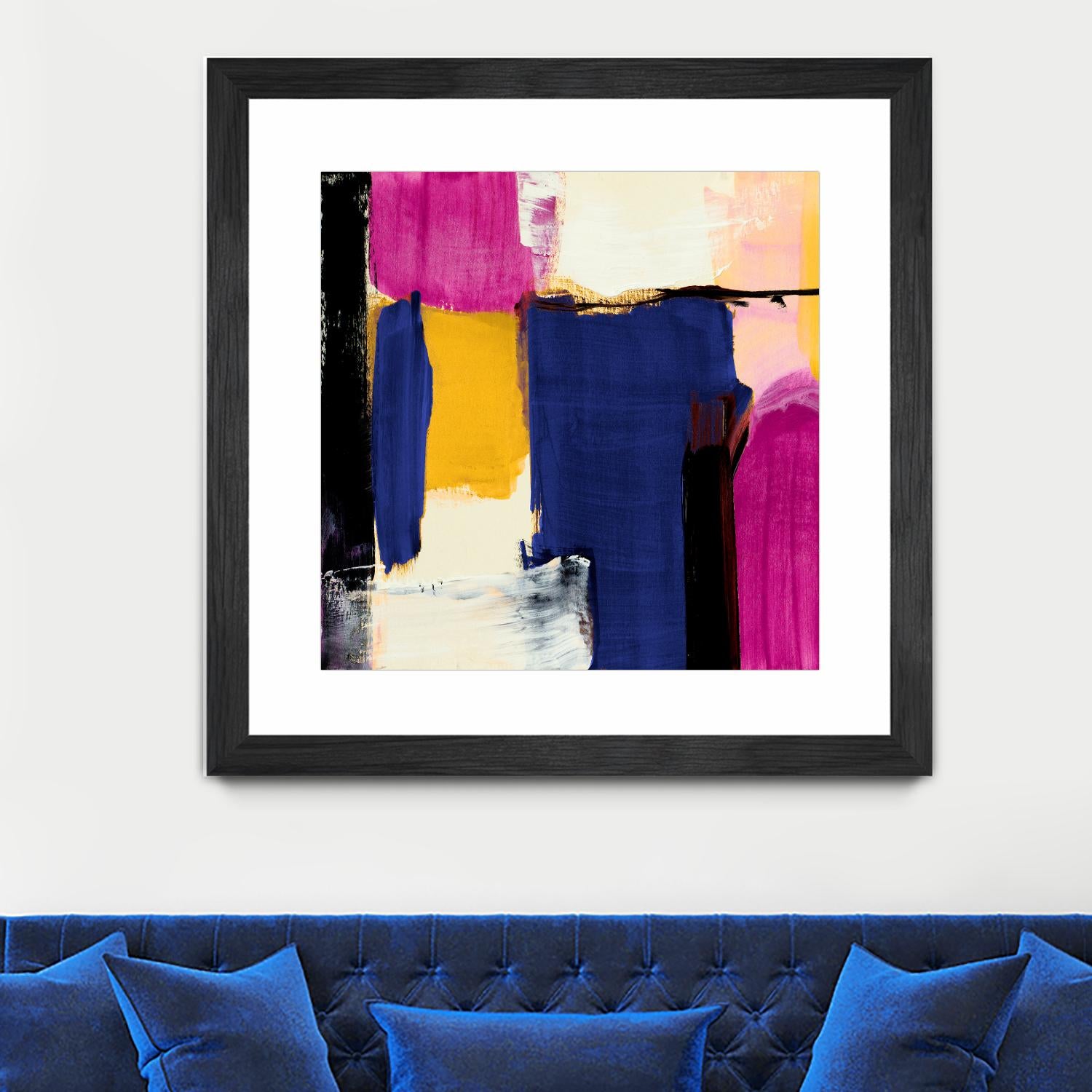 Spontaneous by Lanie Loreth on GIANT ART - pink Abstract