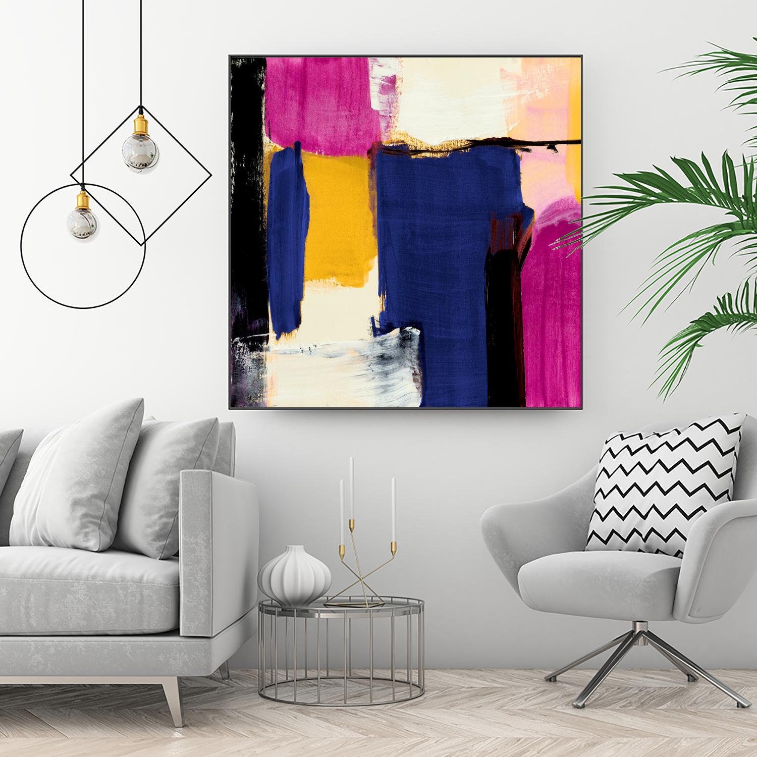 Spontaneous by Lanie Loreth on GIANT ART - pink Abstract