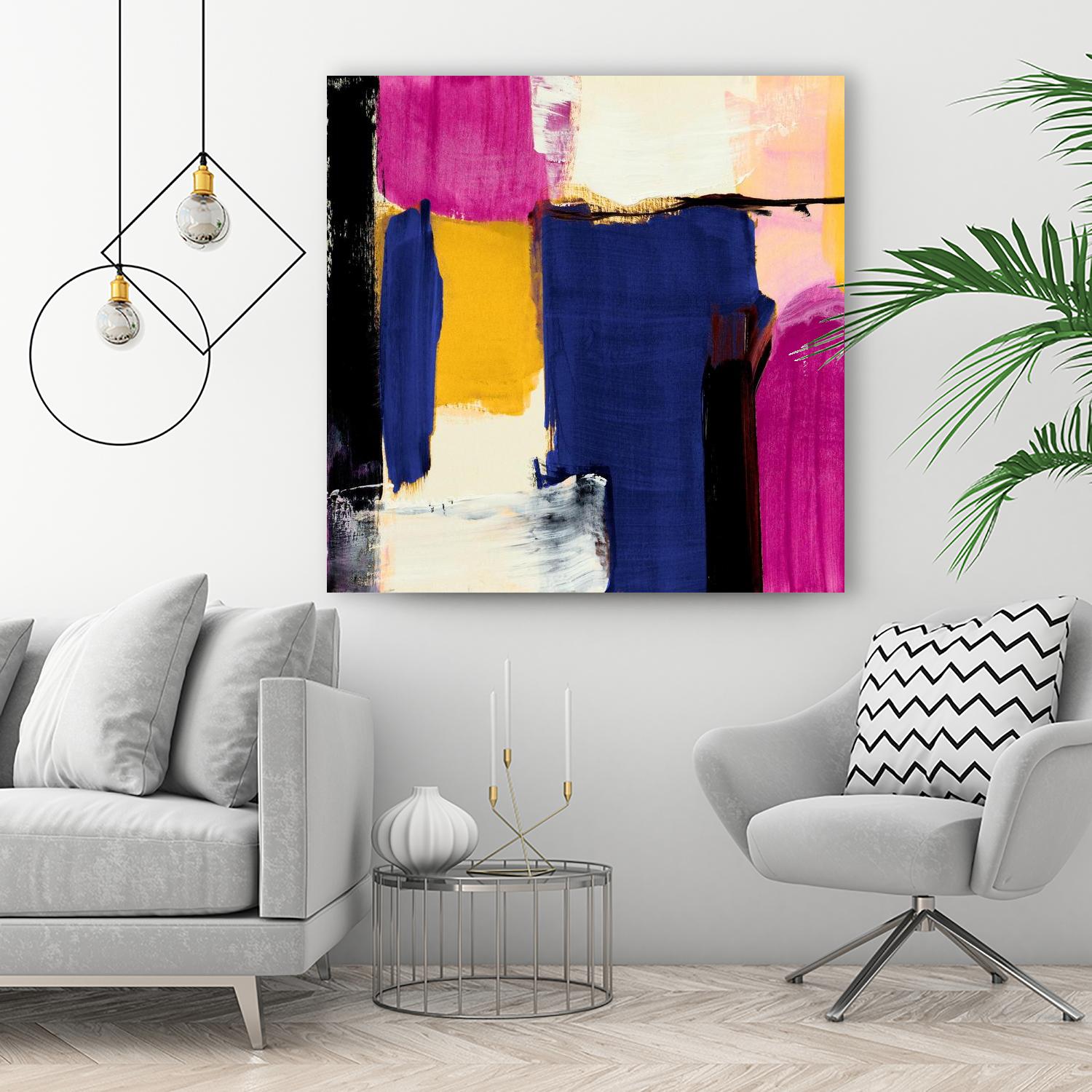 Spontaneous by Lanie Loreth on GIANT ART - pink Abstract