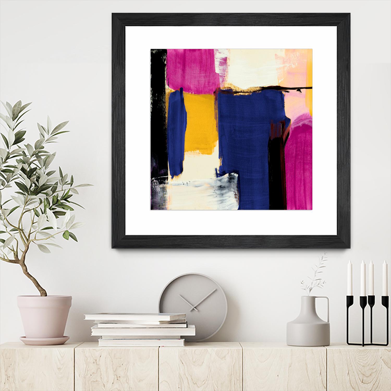 Spontaneous by Lanie Loreth on GIANT ART - pink Abstract