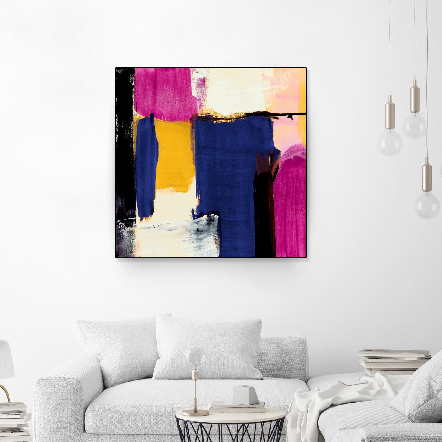 Spontaneous by Lanie Loreth on GIANT ART - pink Abstract