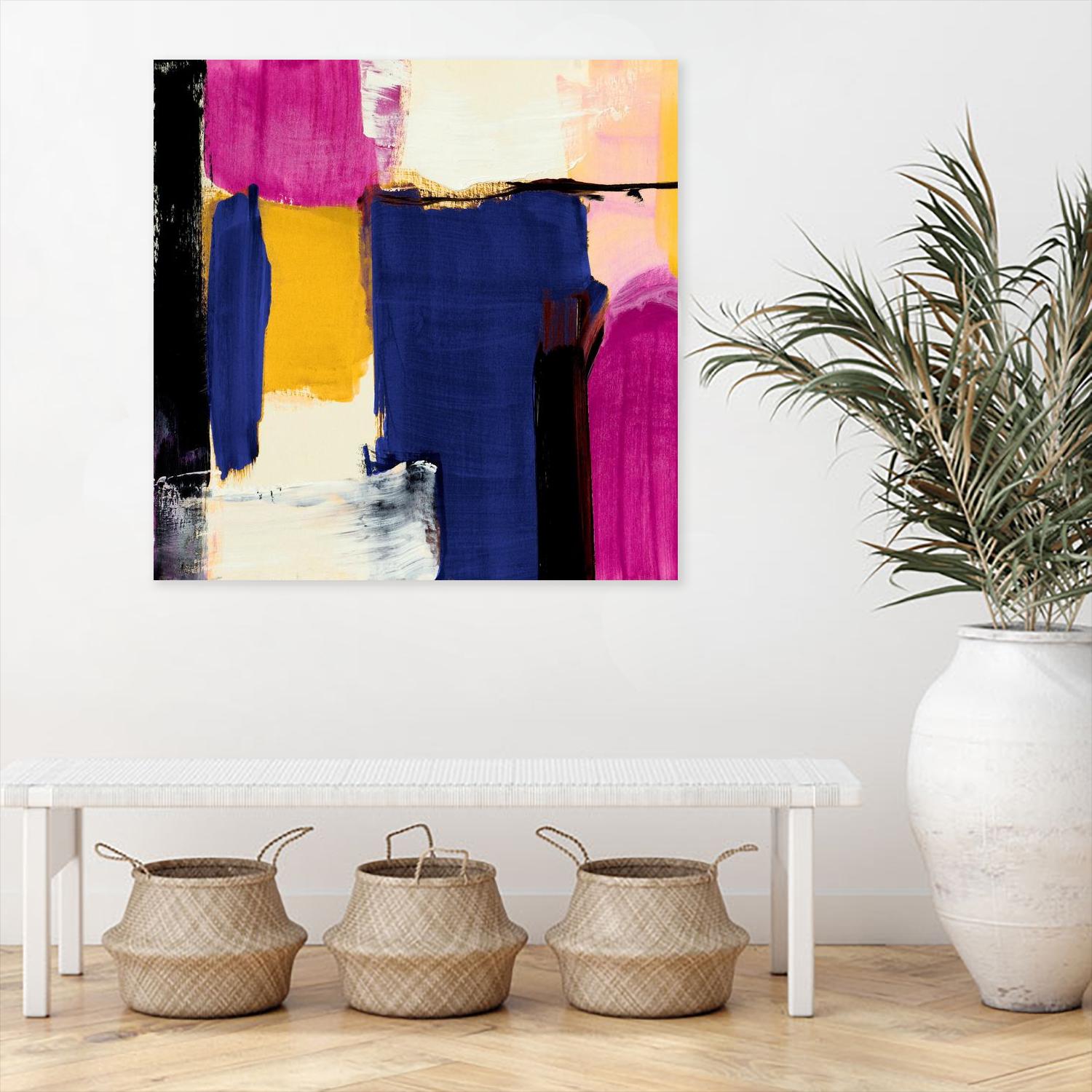 Spontaneous by Lanie Loreth on GIANT ART - pink Abstract