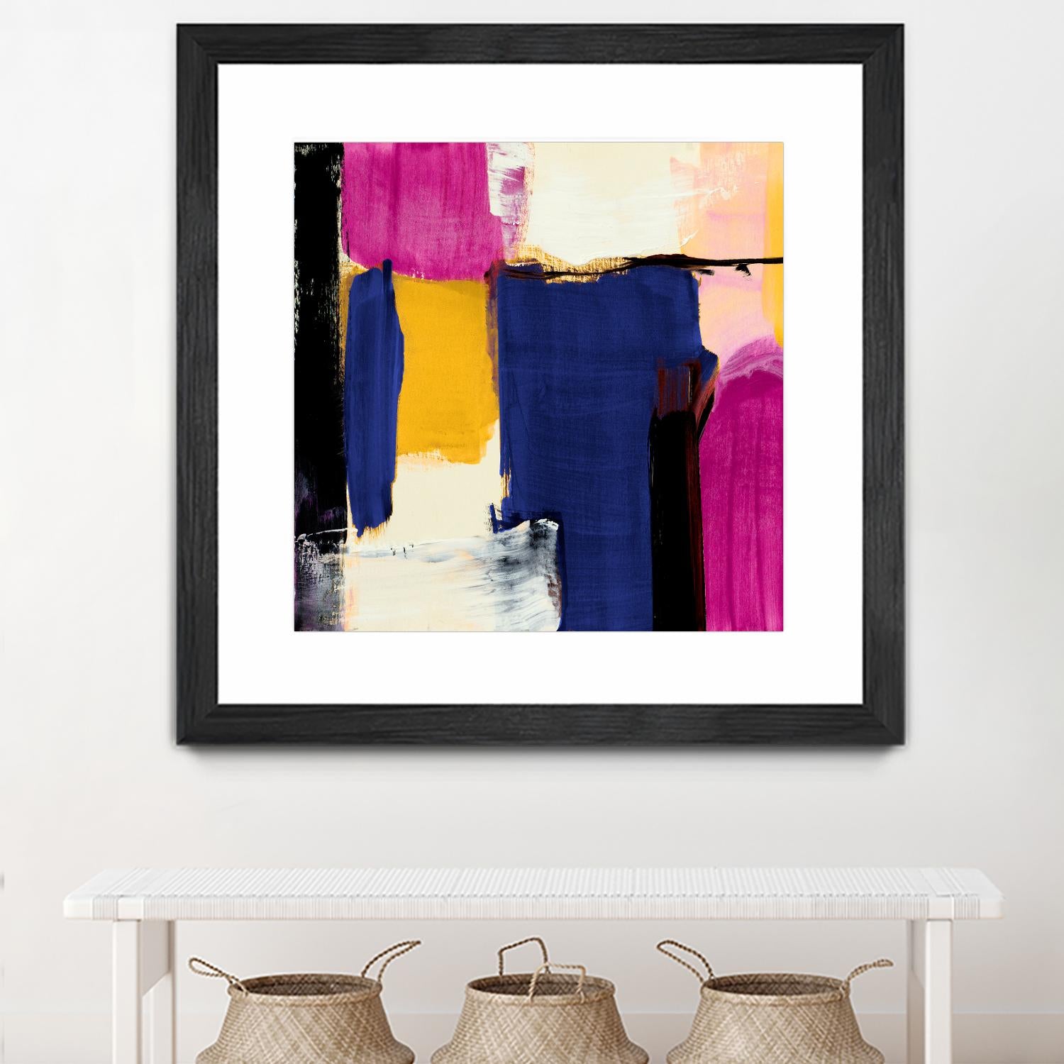 Spontaneous by Lanie Loreth on GIANT ART - pink Abstract
