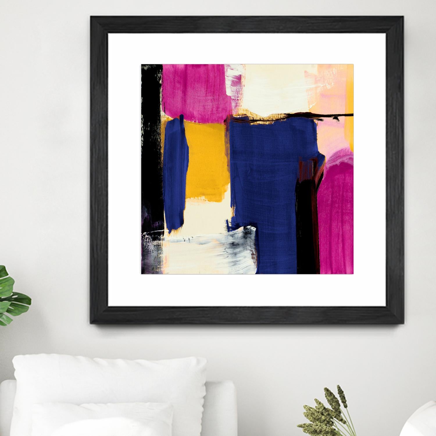 Spontaneous by Lanie Loreth on GIANT ART - pink Abstract