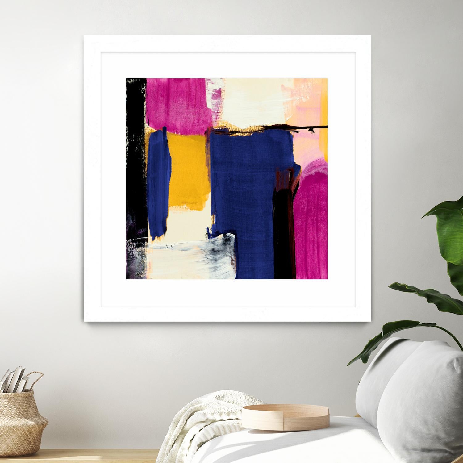 Spontaneous by Lanie Loreth on GIANT ART - pink Abstract