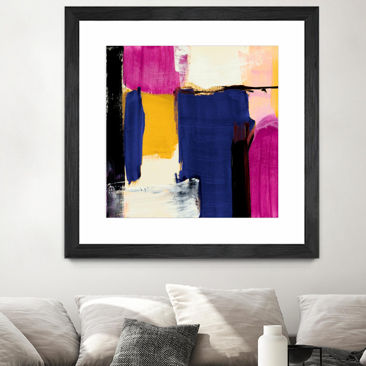 Spontaneous by Lanie Loreth on GIANT ART - pink Abstract