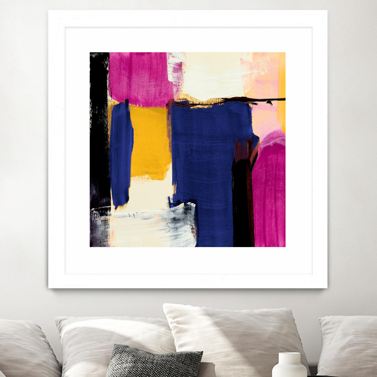 Spontaneous by Lanie Loreth on GIANT ART - pink Abstract