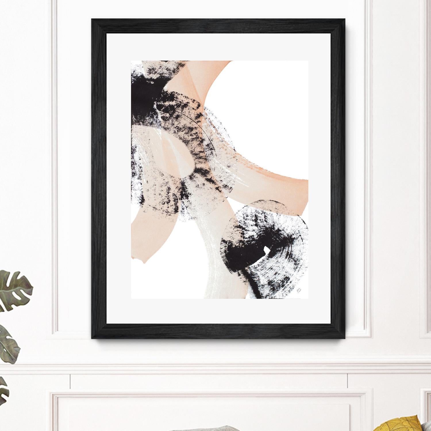 From Vision to Reality III by Lanie Loreth on GIANT ART - peach abstract