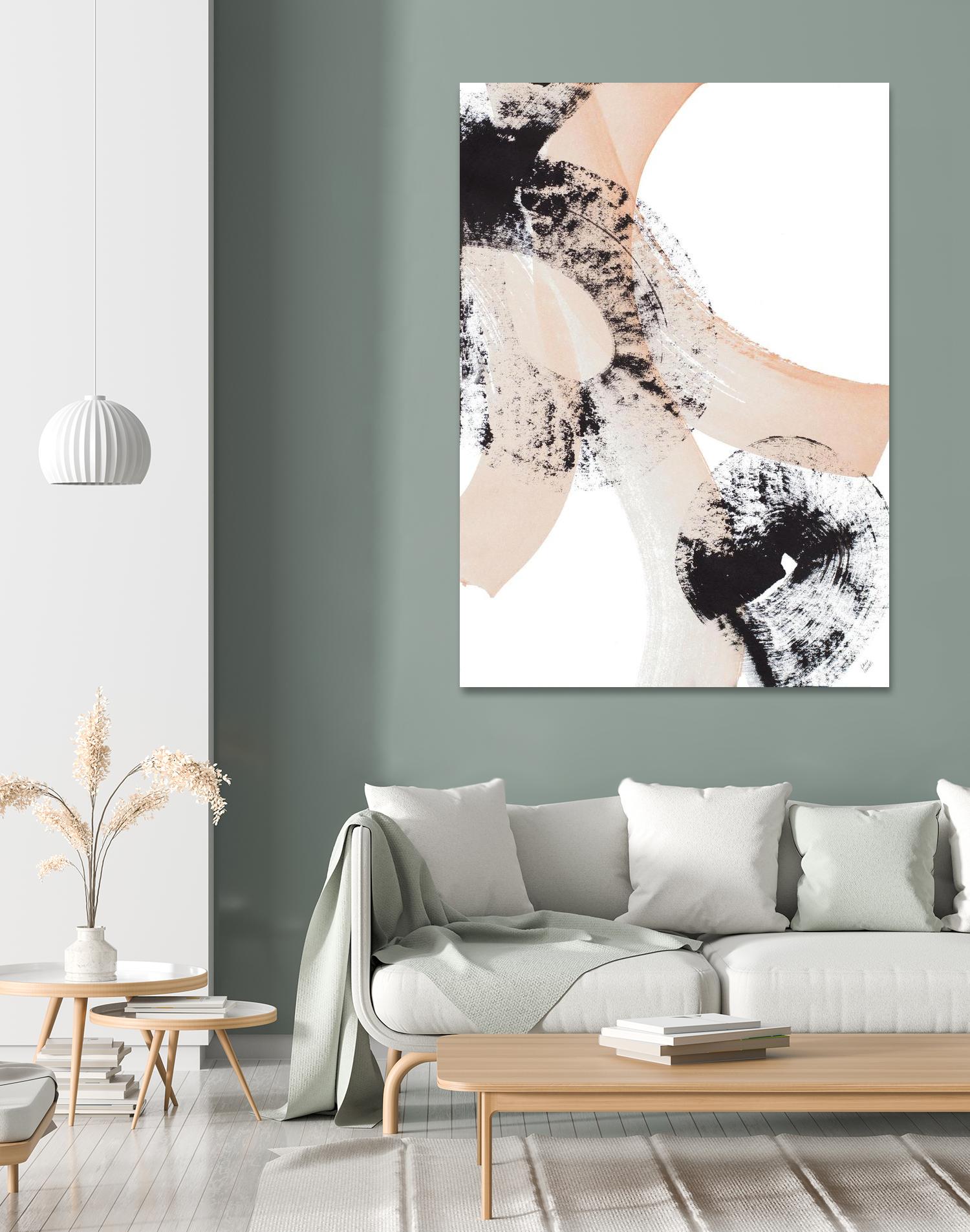 From Vision to Reality III by Lanie Loreth on GIANT ART - peach abstract