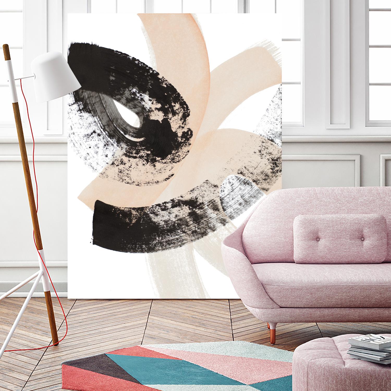 From Vision to Reality IV by Lanie Loreth on GIANT ART - peach abstract