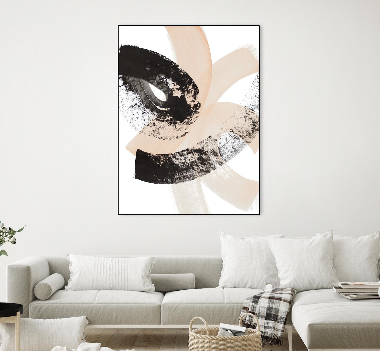 From Vision to Reality IV by Lanie Loreth on GIANT ART - peach abstract