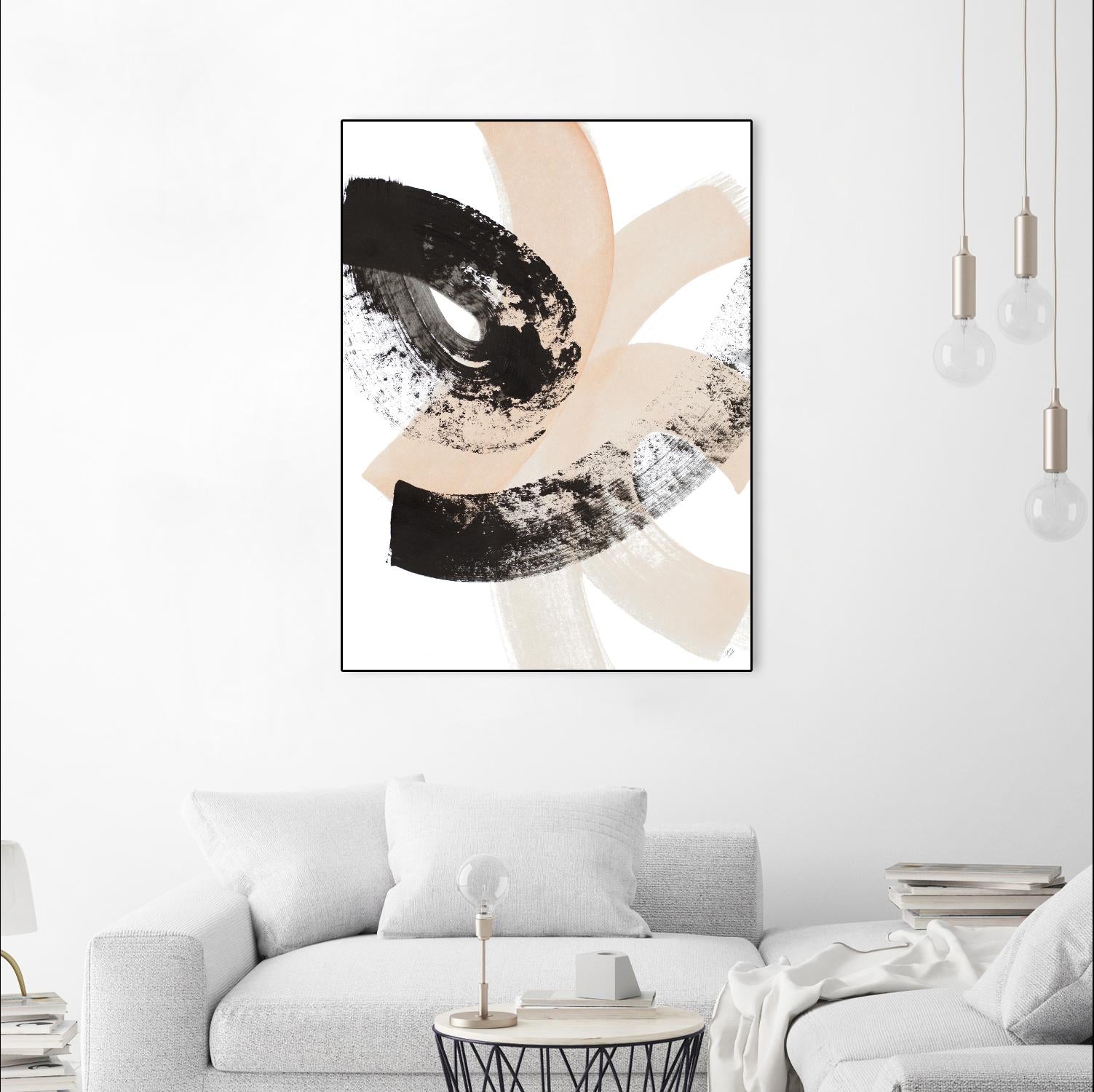 From Vision to Reality IV by Lanie Loreth on GIANT ART - peach abstract