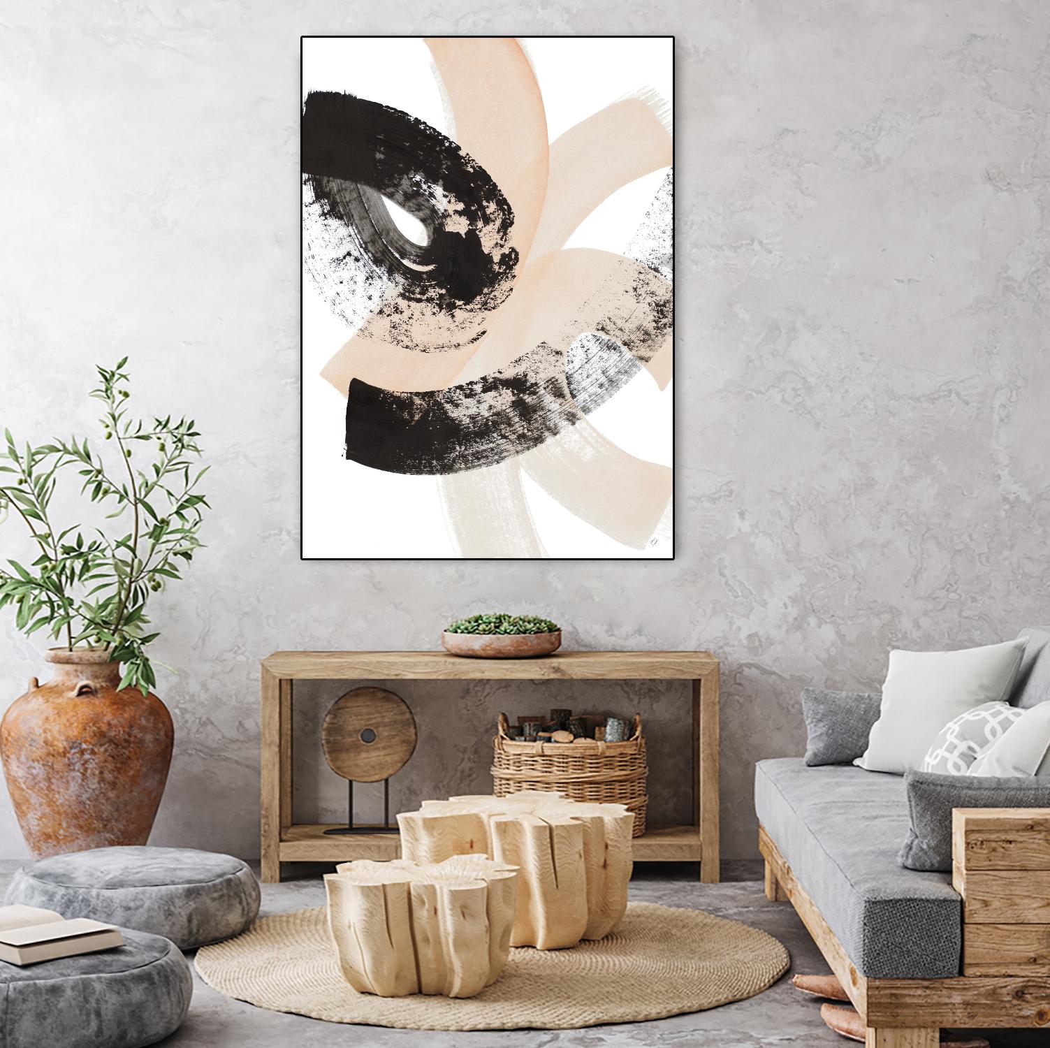 From Vision to Reality IV by Lanie Loreth on GIANT ART - peach abstract