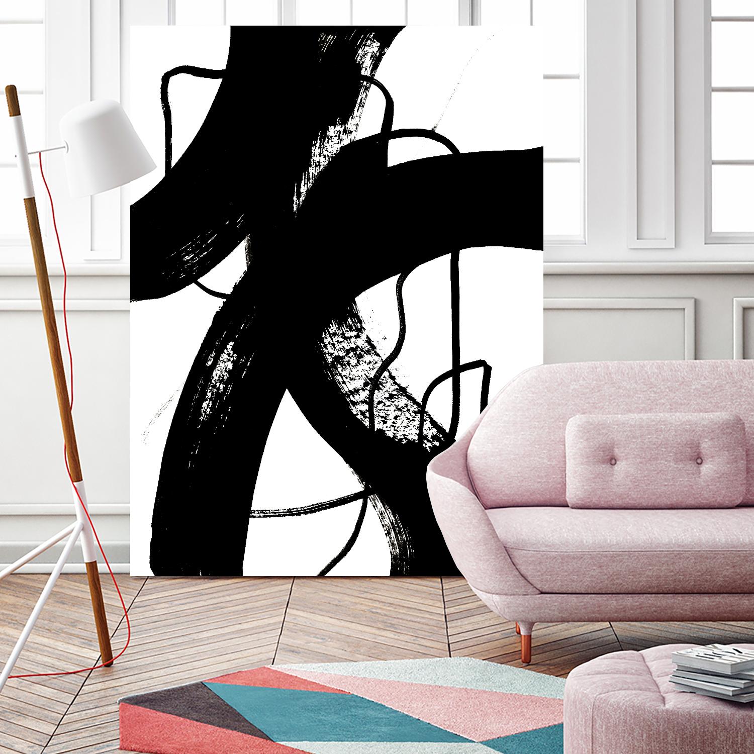 BlackThoroughfares I by Lanie Loreth on GIANT ART - white black & white