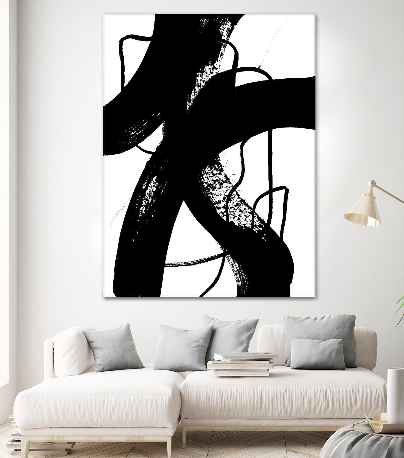 BlackThoroughfares I by Lanie Loreth on GIANT ART - white black & white