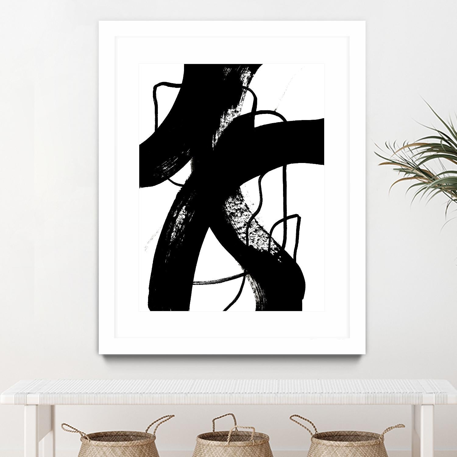 BlackThoroughfares I by Lanie Loreth on GIANT ART - white black & white