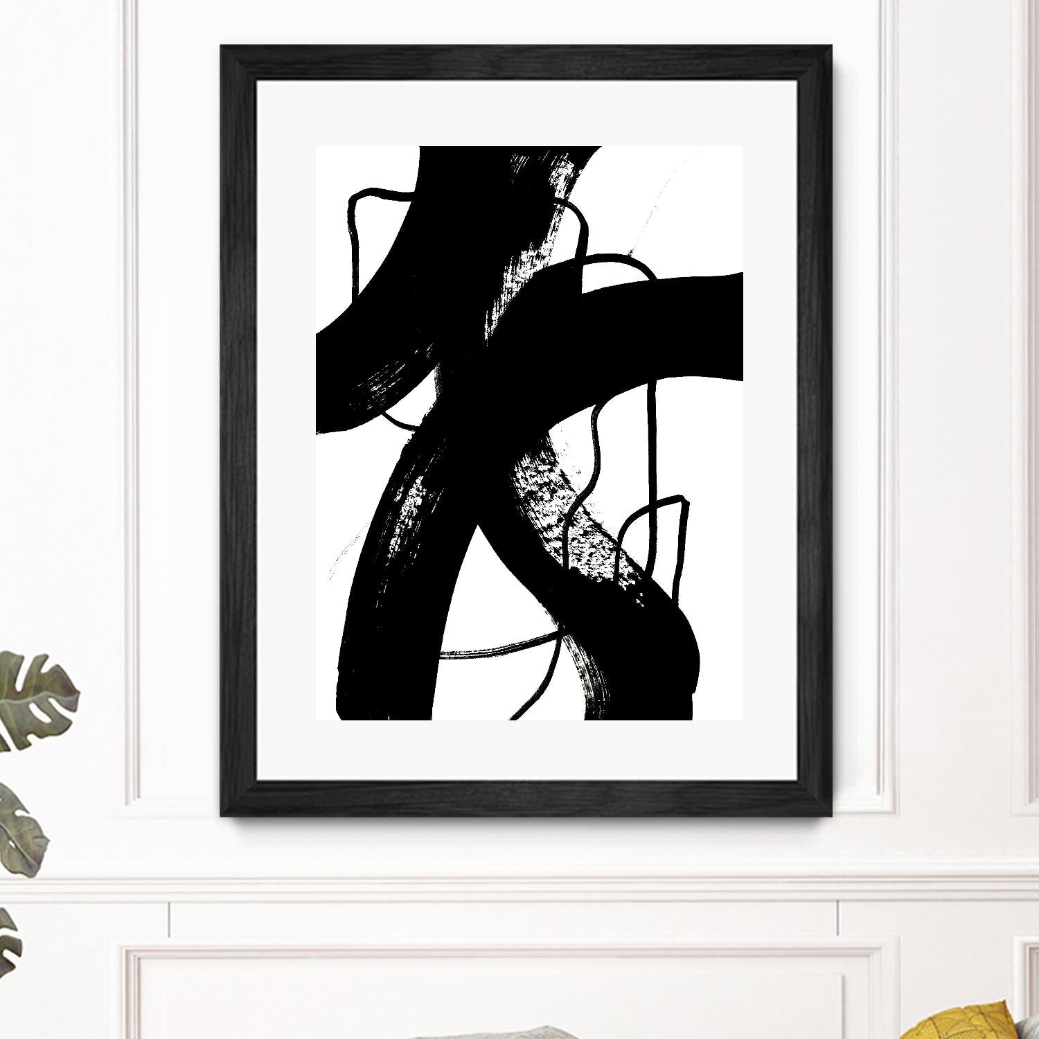 BlackThoroughfares I by Lanie Loreth on GIANT ART - white black & white