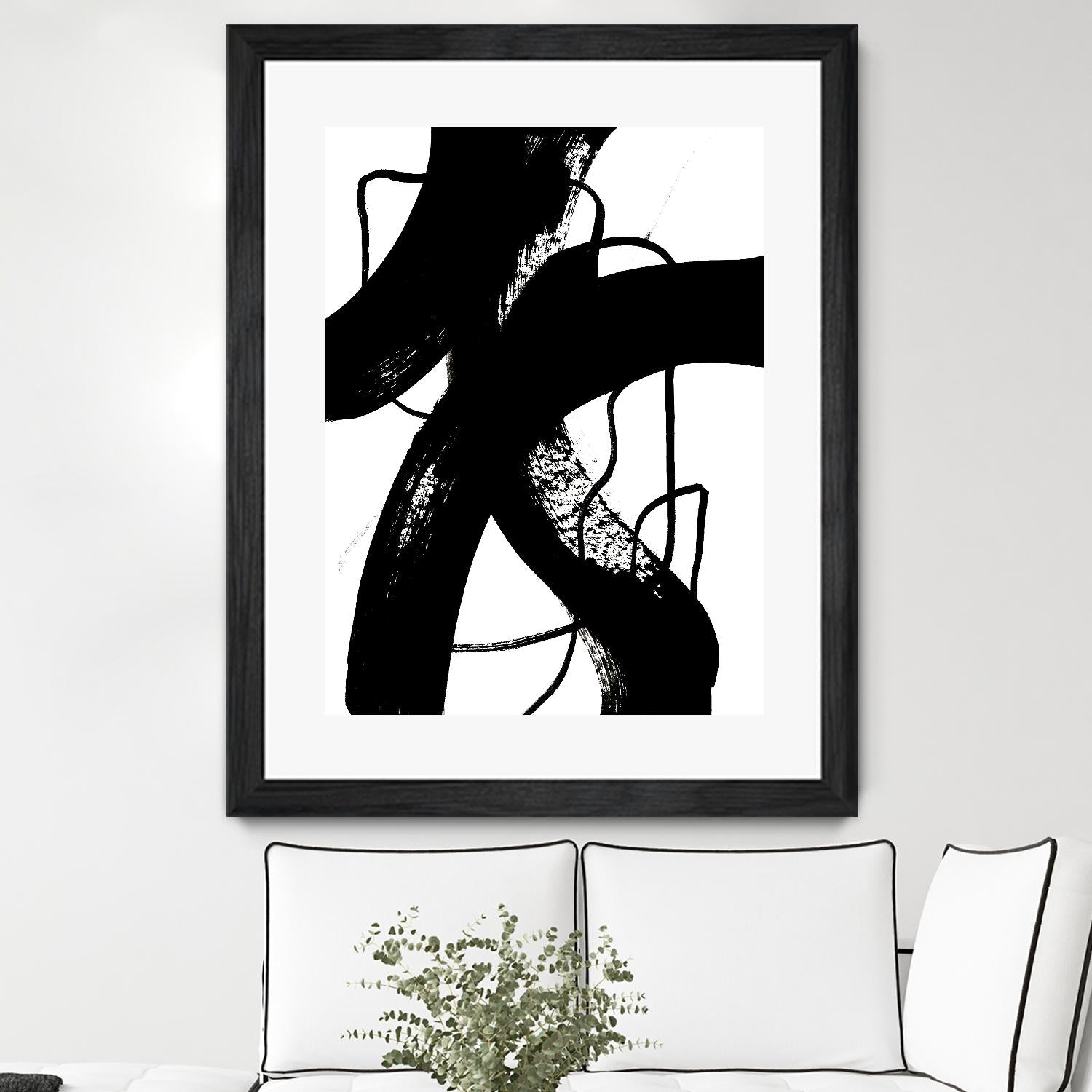 BlackThoroughfares I by Lanie Loreth on GIANT ART - white black & white