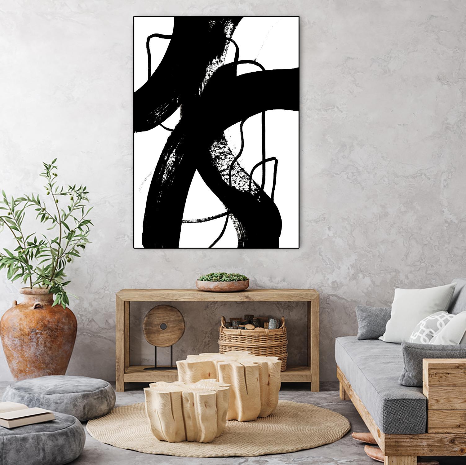 BlackThoroughfares I by Lanie Loreth on GIANT ART - white black & white