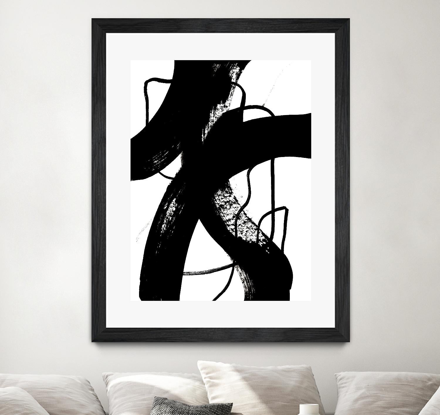 BlackThoroughfares I by Lanie Loreth on GIANT ART - white black & white