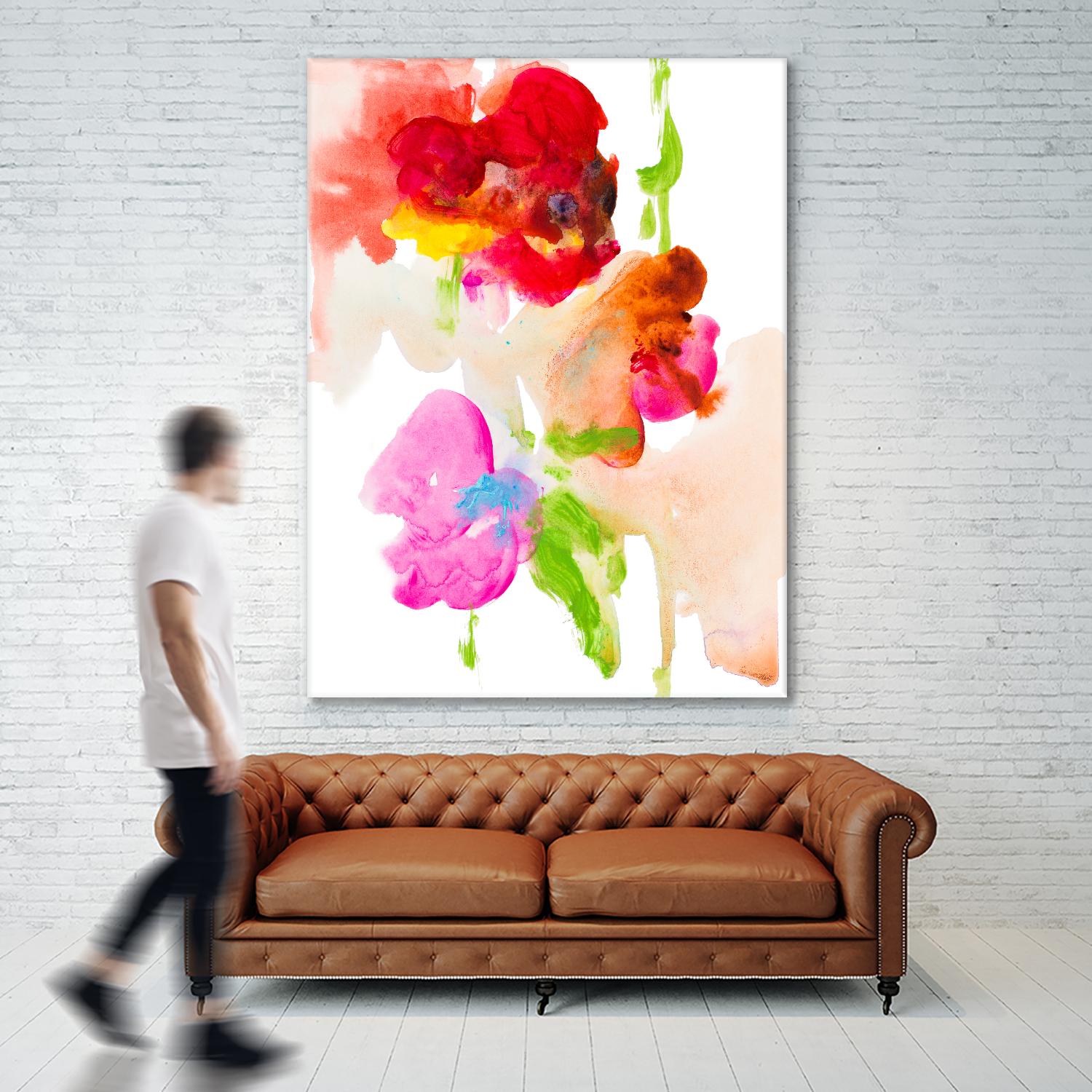 Abstract Flower Study by Lanie Loreth on GIANT ART - Multi Abstract