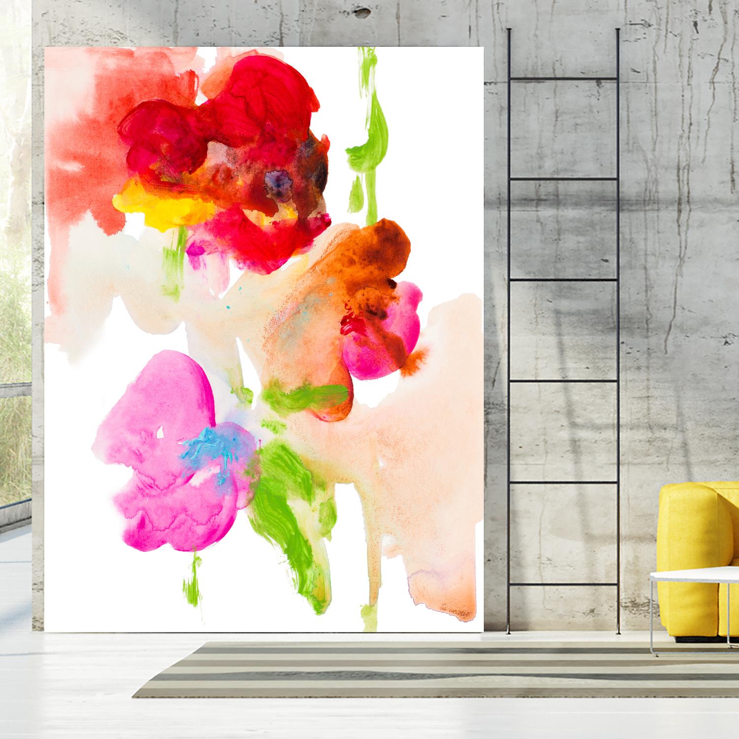 Abstract Flower Study by Lanie Loreth on GIANT ART - Multi Abstract