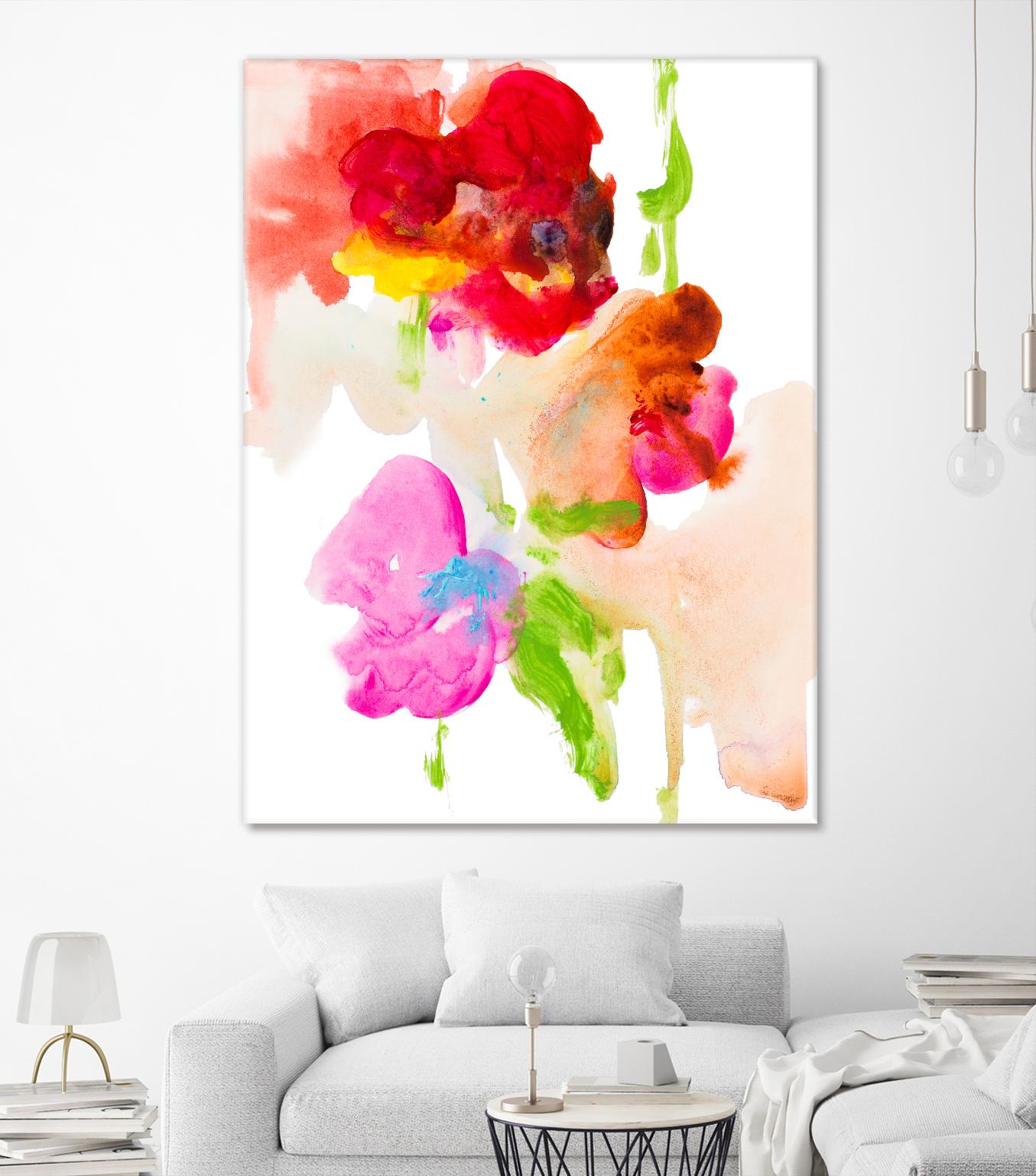 Abstract Flower Study by Lanie Loreth on GIANT ART - Multi Abstract