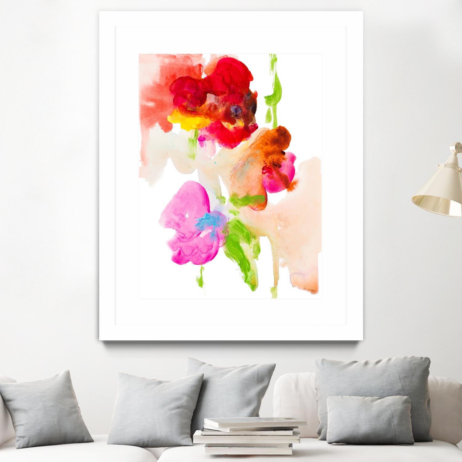 Abstract Flower Study by Lanie Loreth on GIANT ART - Multi Abstract