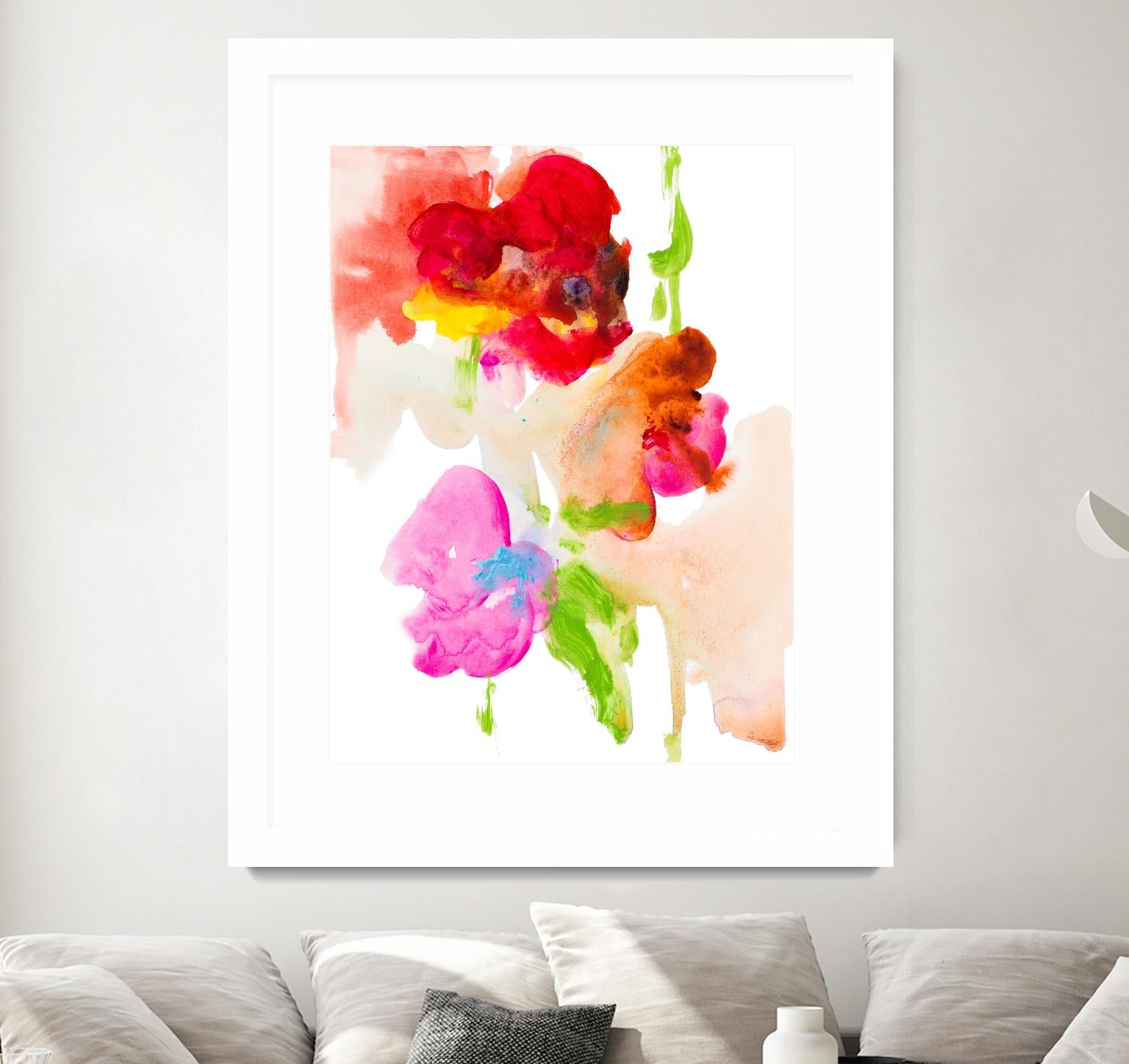 Abstract Flower Study by Lanie Loreth on GIANT ART - Multi Abstract