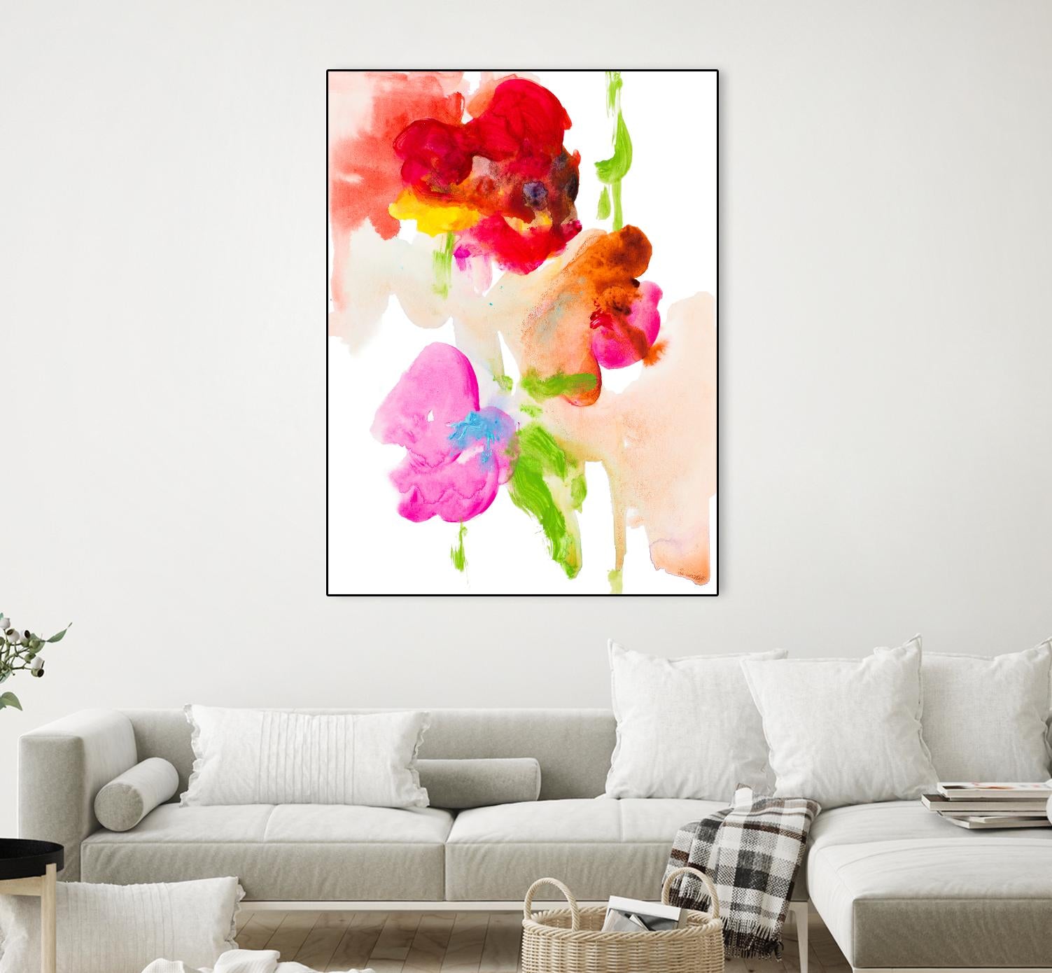 Abstract Flower Study by Lanie Loreth on GIANT ART - Multi Abstract