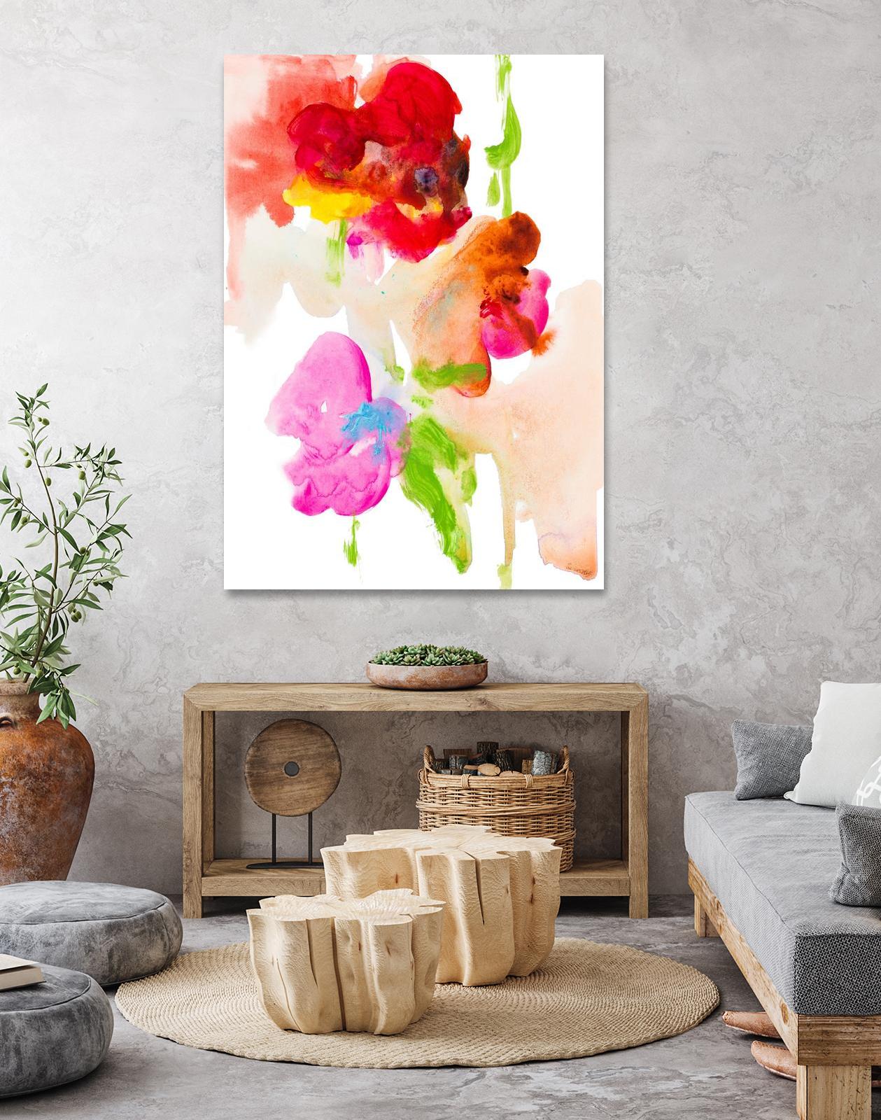 Abstract Flower Study by Lanie Loreth on GIANT ART - Multi Abstract