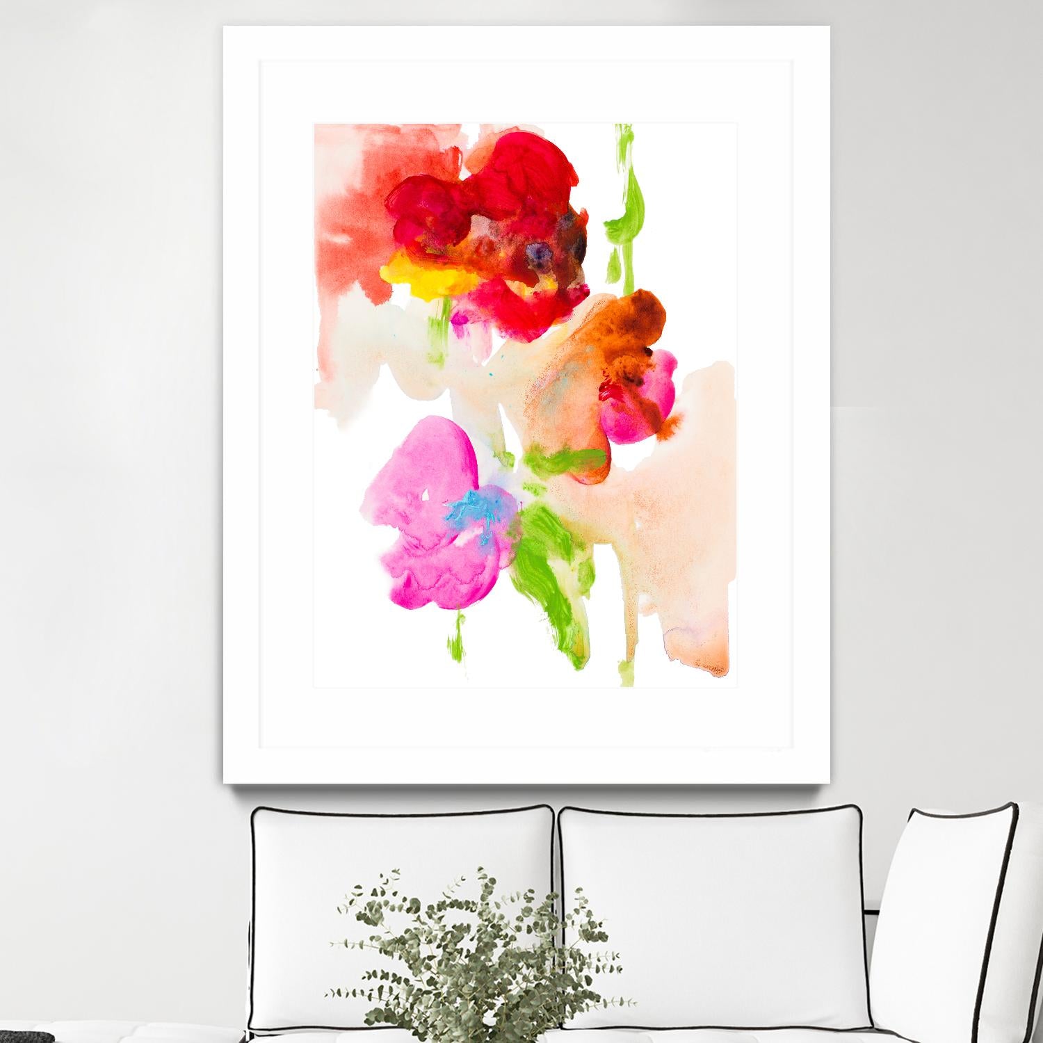 Abstract Flower Study by Lanie Loreth on GIANT ART - Multi Abstract