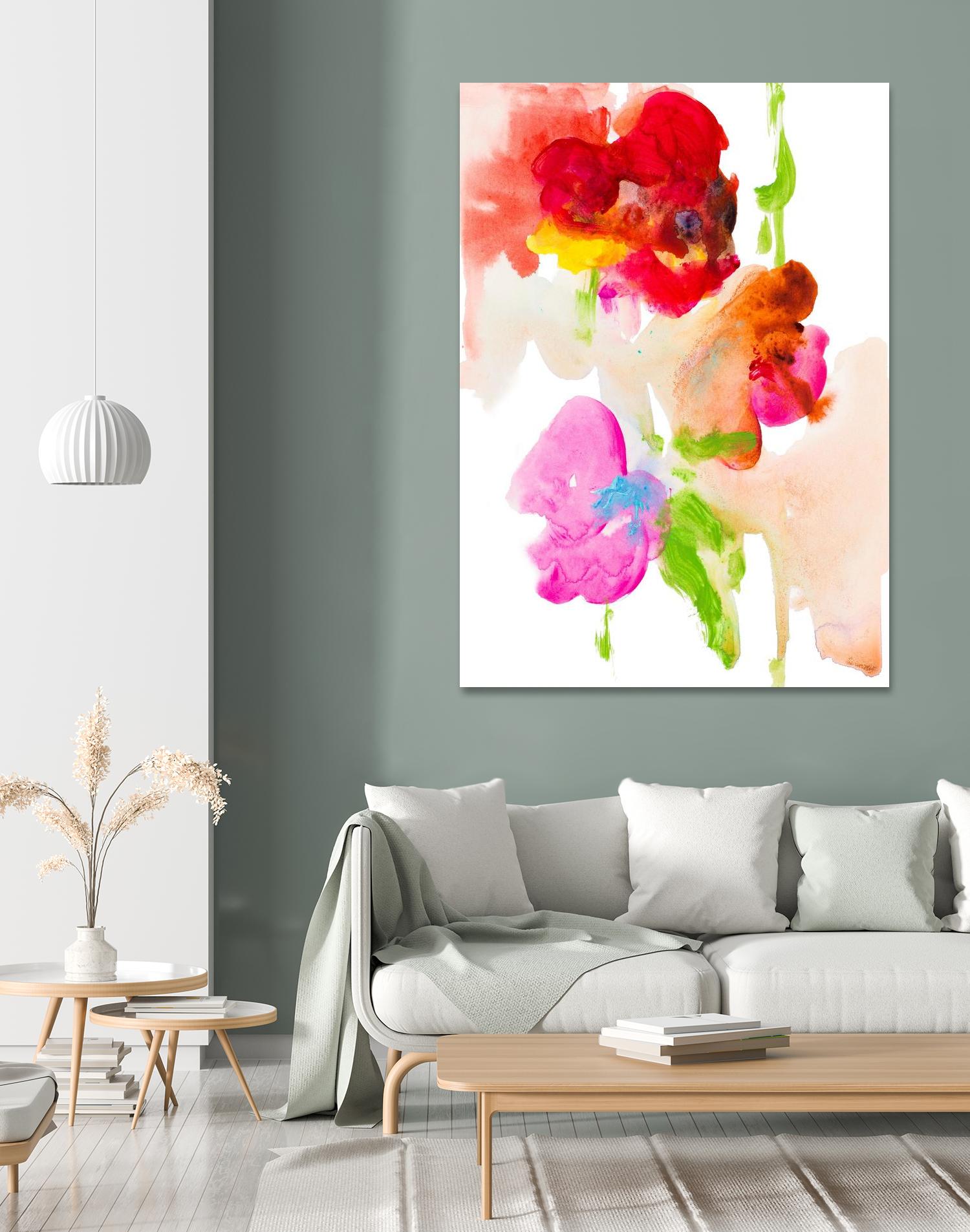 Abstract Flower Study by Lanie Loreth on GIANT ART - Multi Abstract