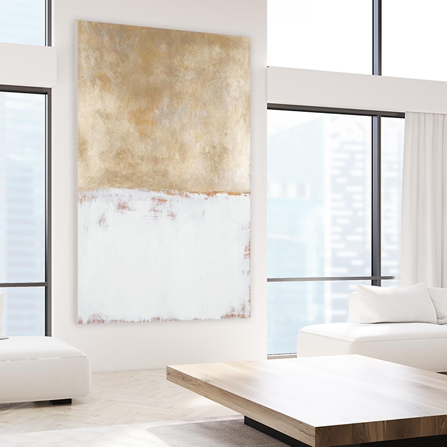 Timeless Perspective by Lanie Loreth on GIANT ART - gold abstract