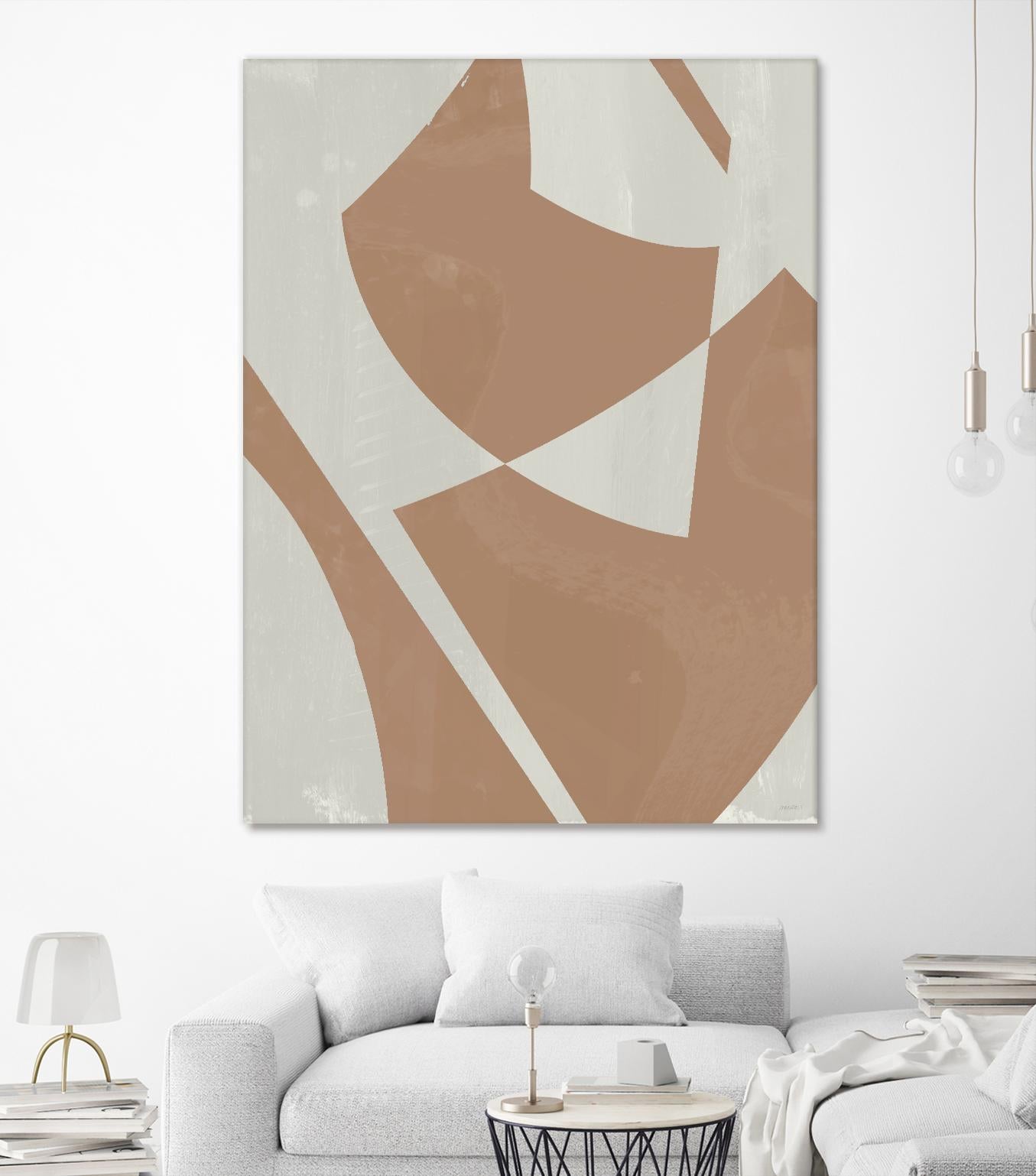 Beige Machine Abstract by Dan Meneely on GIANT ART - beige Abstract