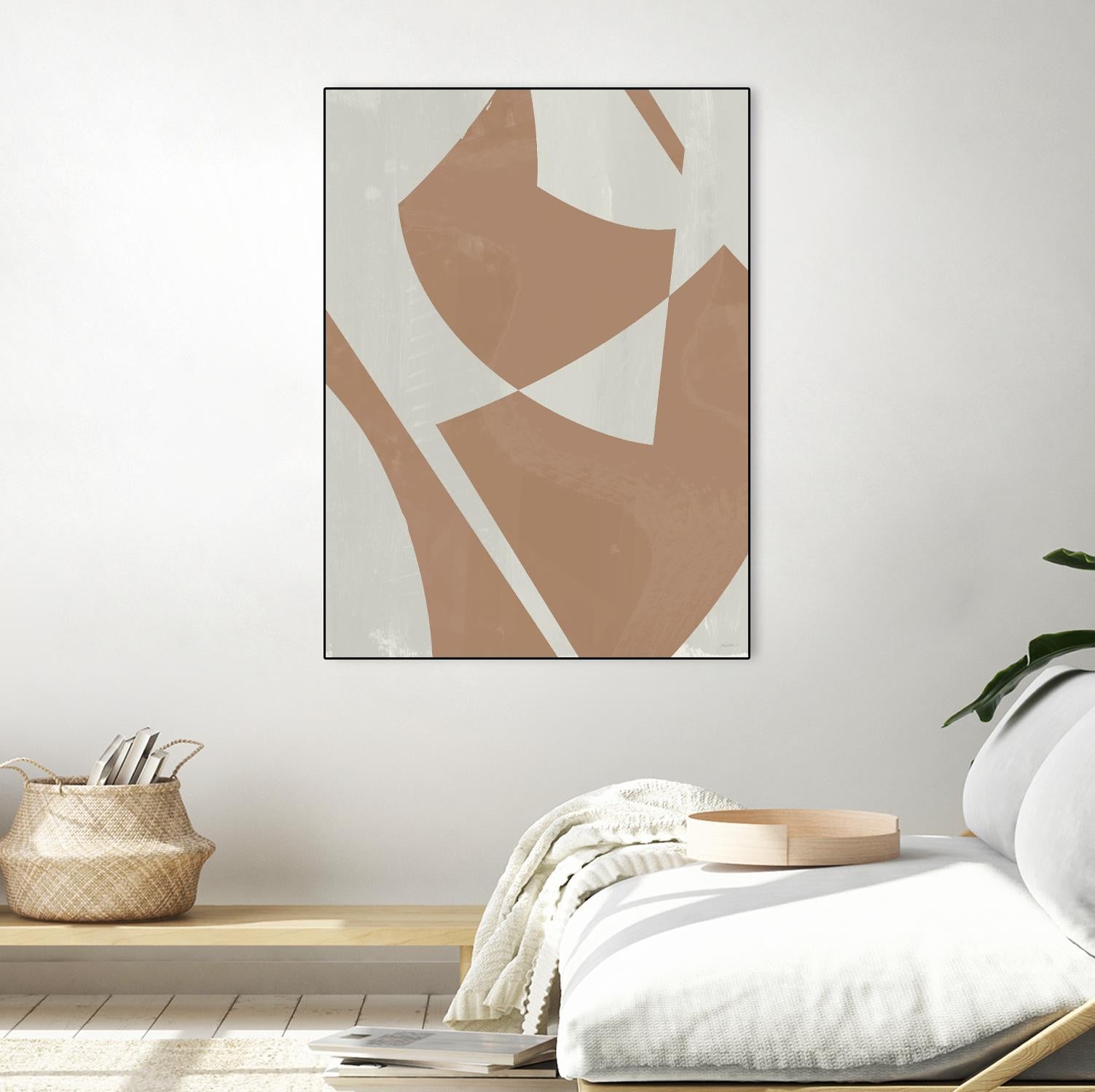 Beige Machine Abstract by Dan Meneely on GIANT ART - beige Abstract