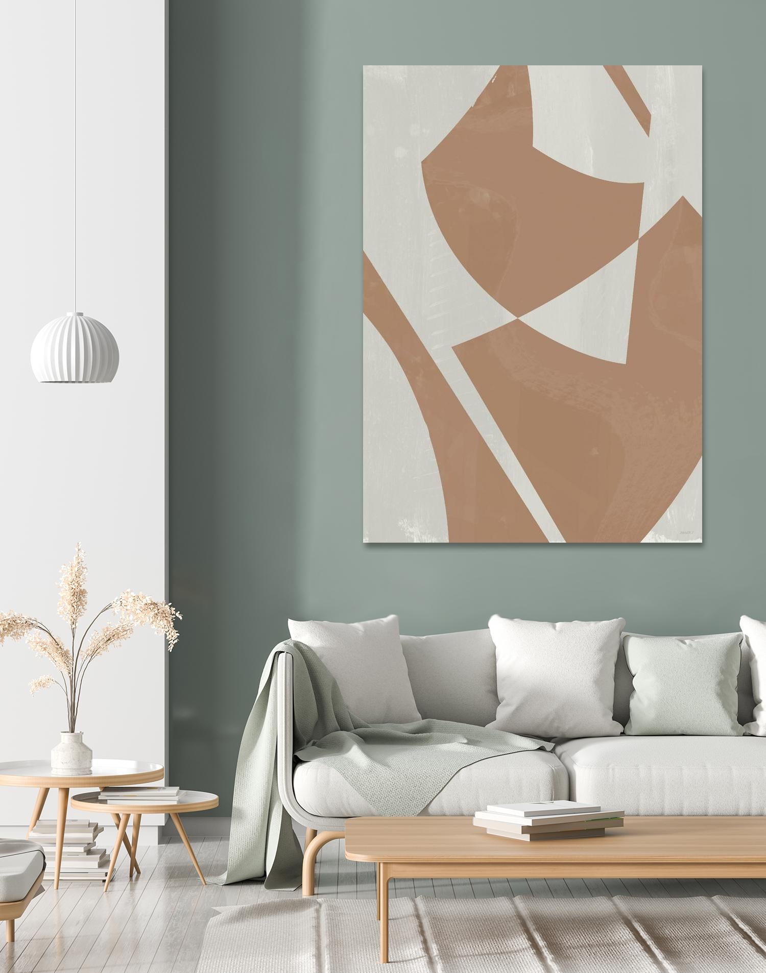 Beige Machine Abstract by Dan Meneely on GIANT ART - beige Abstract