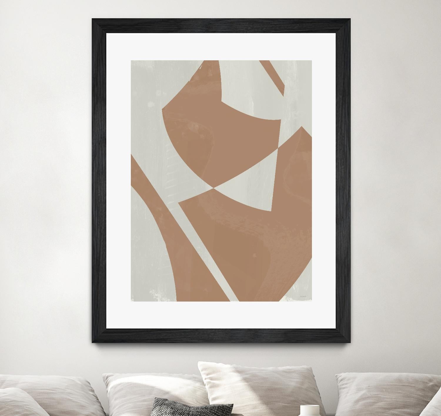 Beige Machine Abstract by Dan Meneely on GIANT ART - beige Abstract