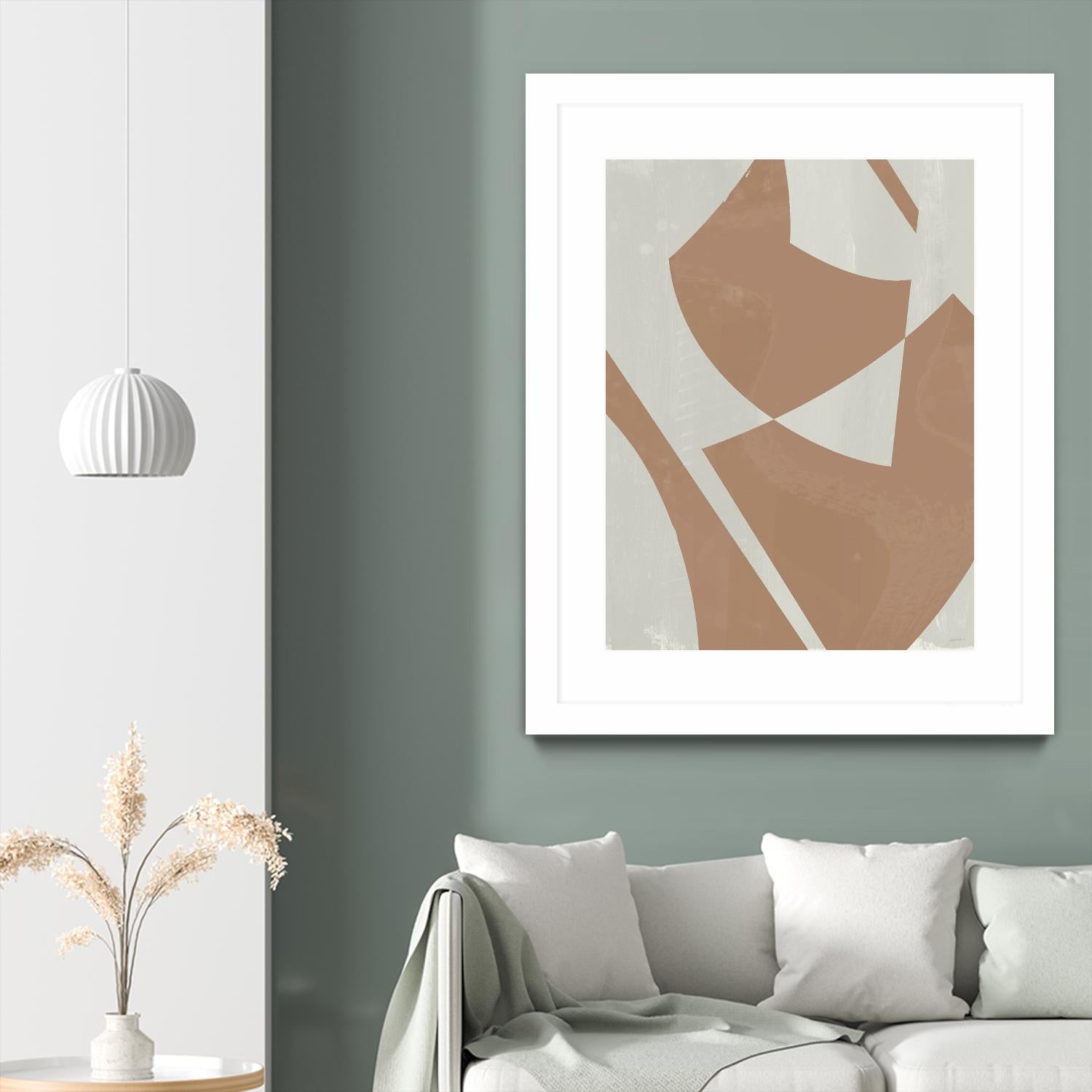 Beige Machine Abstract by Dan Meneely on GIANT ART - beige Abstract